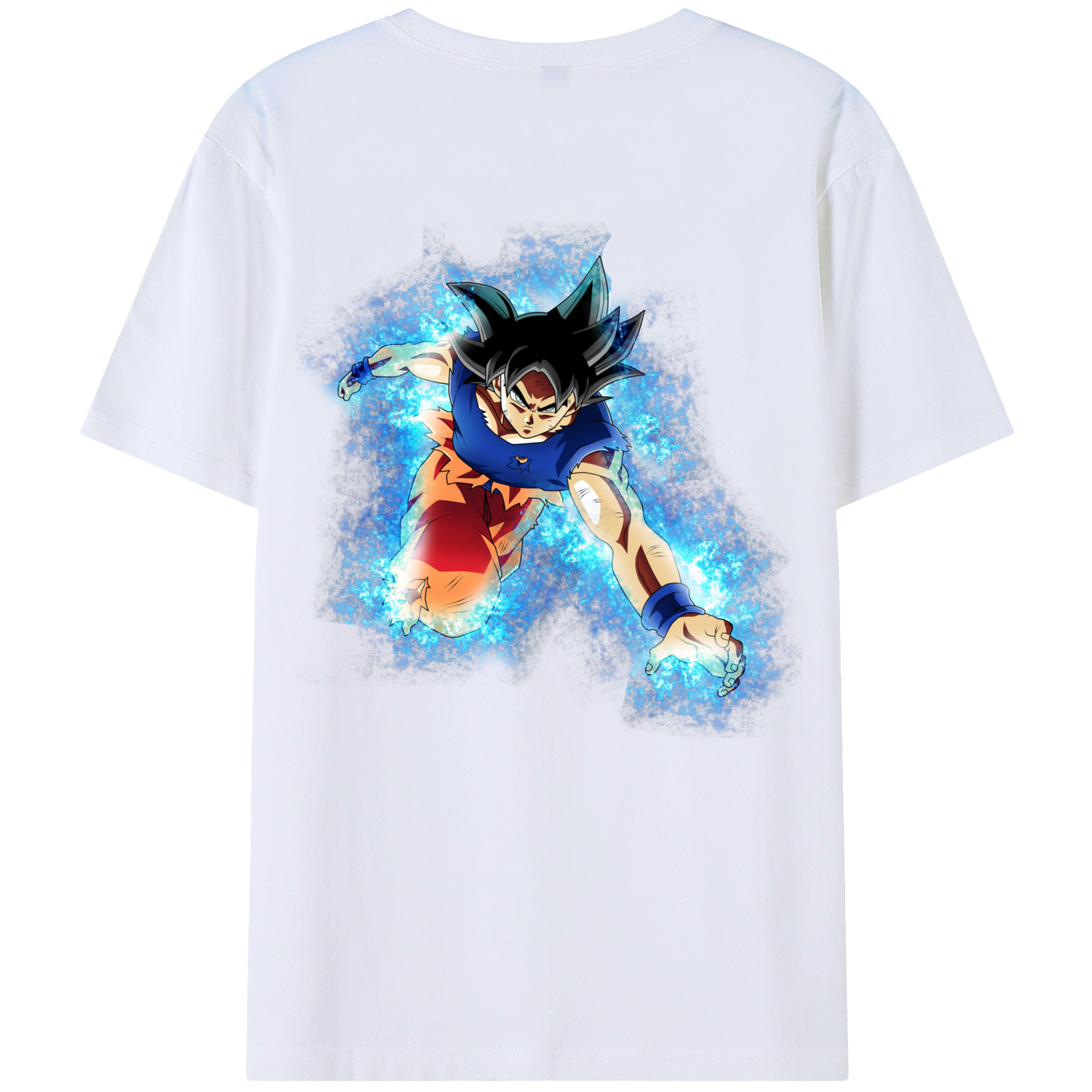 （画像用） ドラゴンボール 孫悟空（そん ごくう）Son Goku カカロット DRAGON BALL Kakarotto 綿100％ メンズ半袖Tシャツ（バックプリント） 通気性