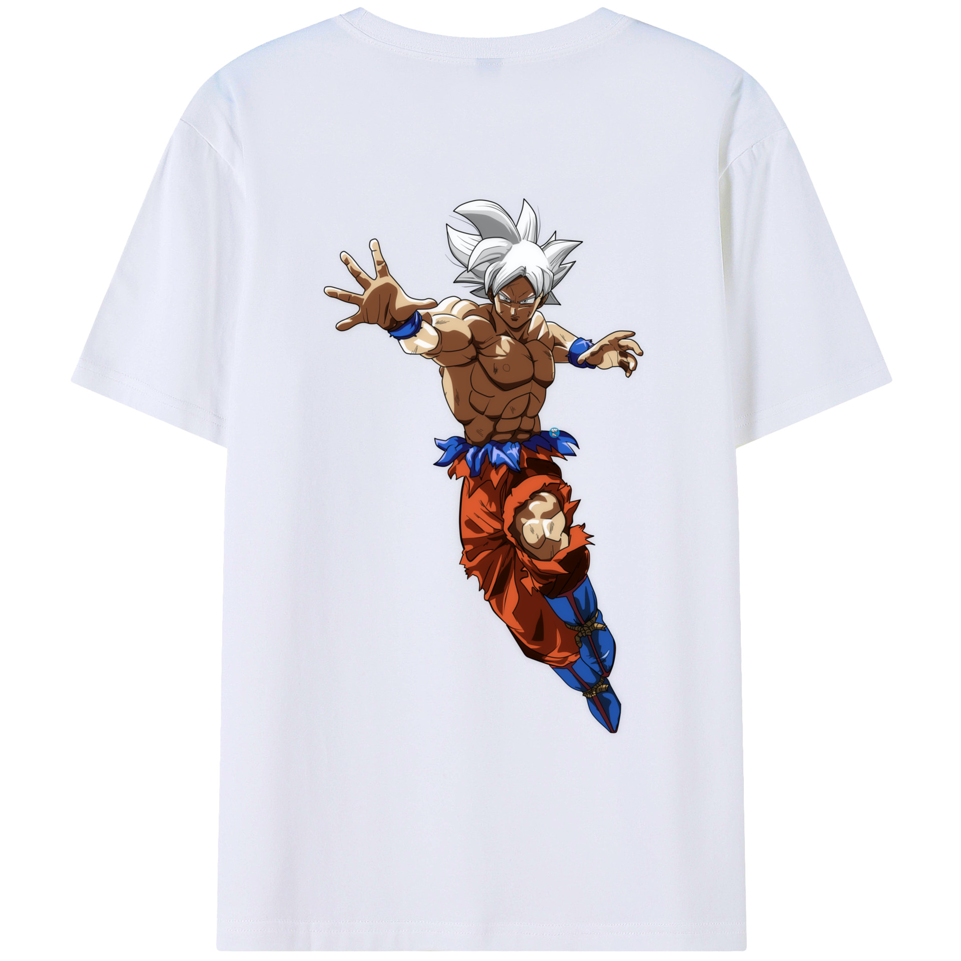 （画像用） ドラゴンボール 孫悟空（そん ごくう）Son Goku カカロット DRAGON BALL Kakarotto 綿100％ メンズ半袖Tシャツ（バックプリント） 通気性