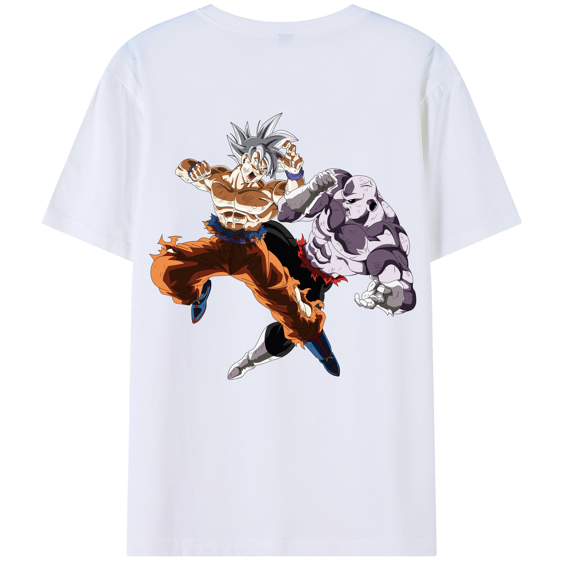 （画像用） ドラゴンボール 孫悟空（そん ごくう）Son Goku カカロット DRAGON BALL Kakarotto 綿100％ メンズ半袖Tシャツ（バックプリント） 通気性