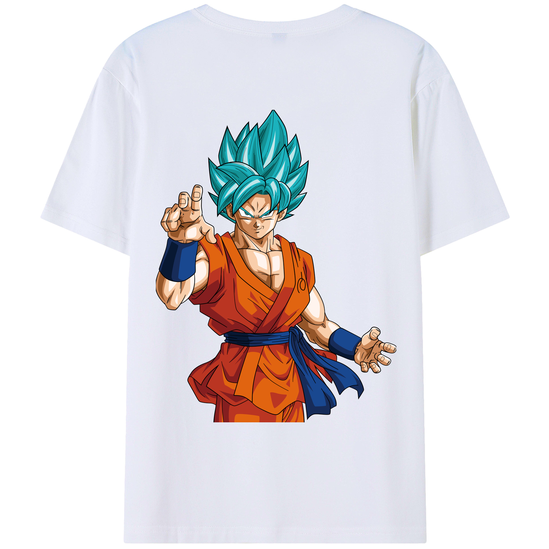 （画像用） ドラゴンボール 孫悟空（そん ごくう）Son Goku カカロット DRAGON BALL Kakarotto 綿100％ メンズ半袖Tシャツ（バックプリント） 通気性