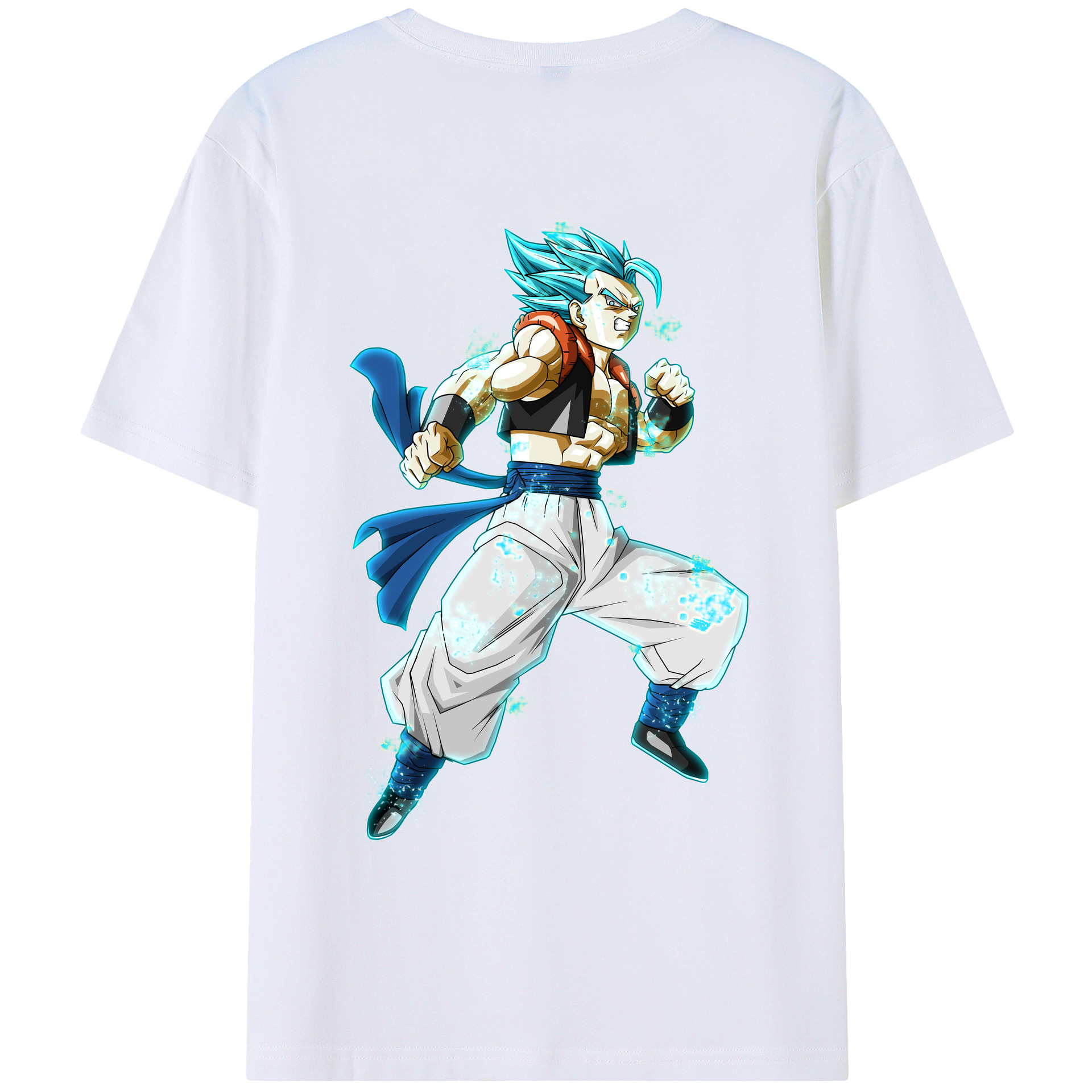 （画像用） ドラゴンボール ベジータ四世（Bejīta Yonsei）DRAGON BALL Vegeta IV 綿100％ メンズ半袖Tシャツ（バックプリント） 通気性
