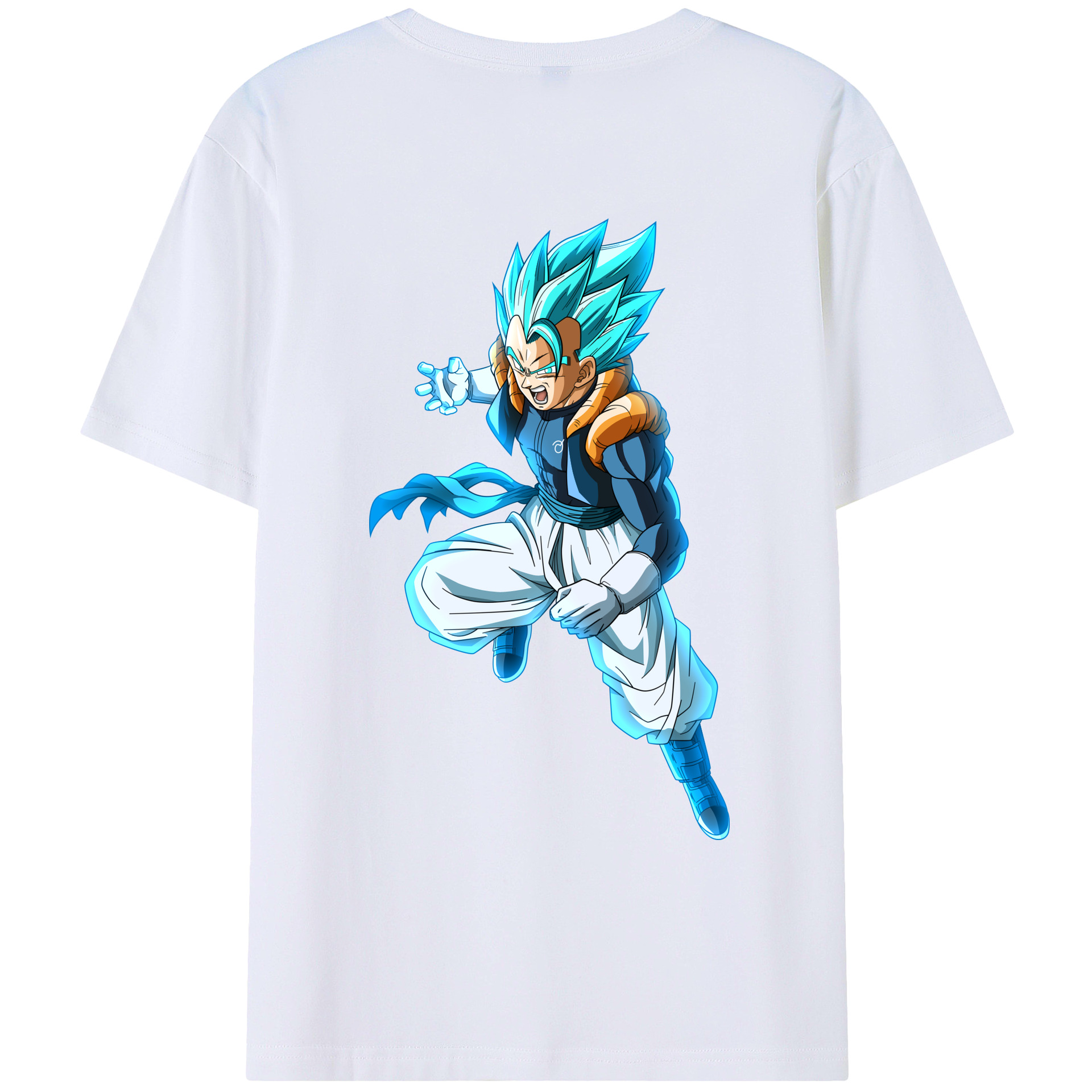 （画像用） ドラゴンボール ベジータ四世（Bejīta Yonsei）DRAGON BALL Vegeta IV 綿100％ メンズ半袖Tシャツ（バックプリント） 通気性