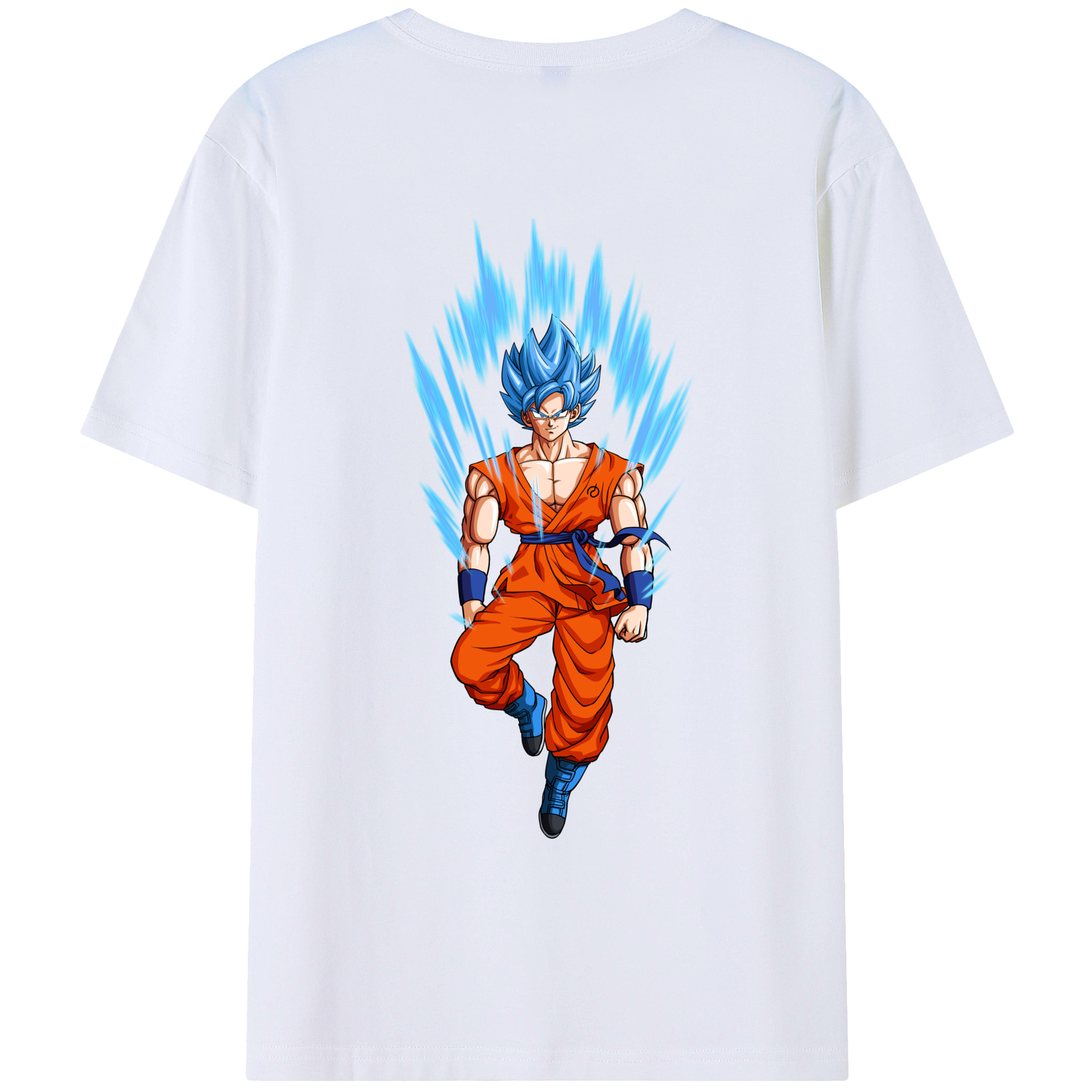 （画像用） ドラゴンボール 孫 悟飯（そんごはん）DRAGON BALL Son Gohan 綿100％ メンズ半袖Tシャツ（バックプリント） 通気性