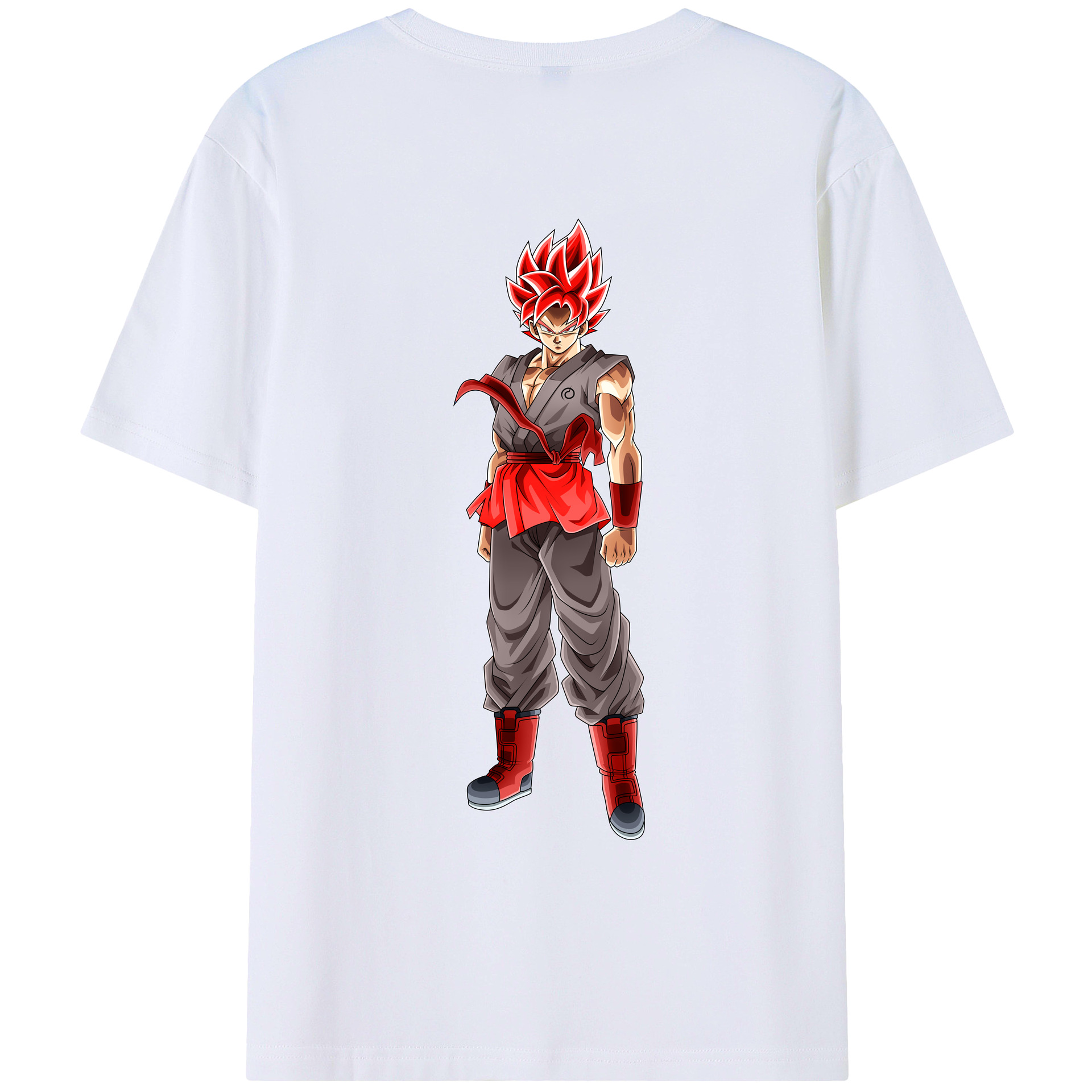 （画像用） ドラゴンボール 孫 悟飯（そんごはん）DRAGON BALL Son Gohan 綿100％ メンズ半袖Tシャツ（バックプリント） 通気性