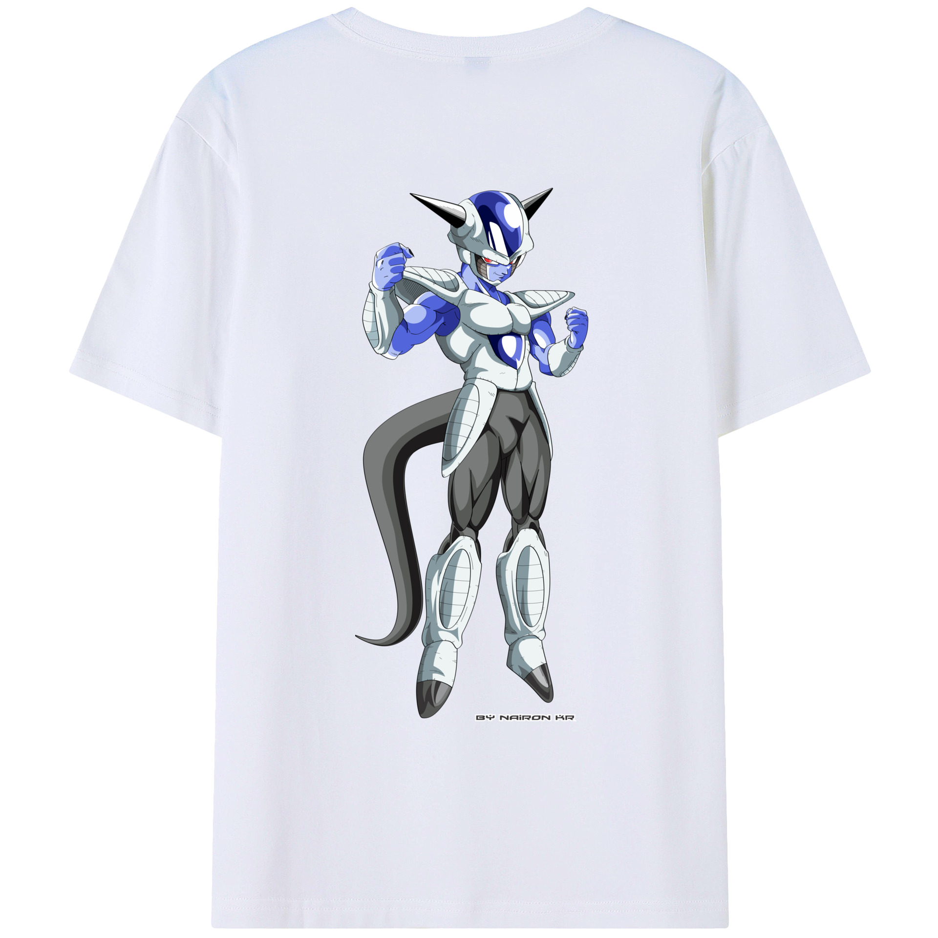 （画像用） ドラゴンボール フリーザ DRAGON BALL Frieza 綿100％ メンズ半袖Tシャツ（バックプリント） 通気性