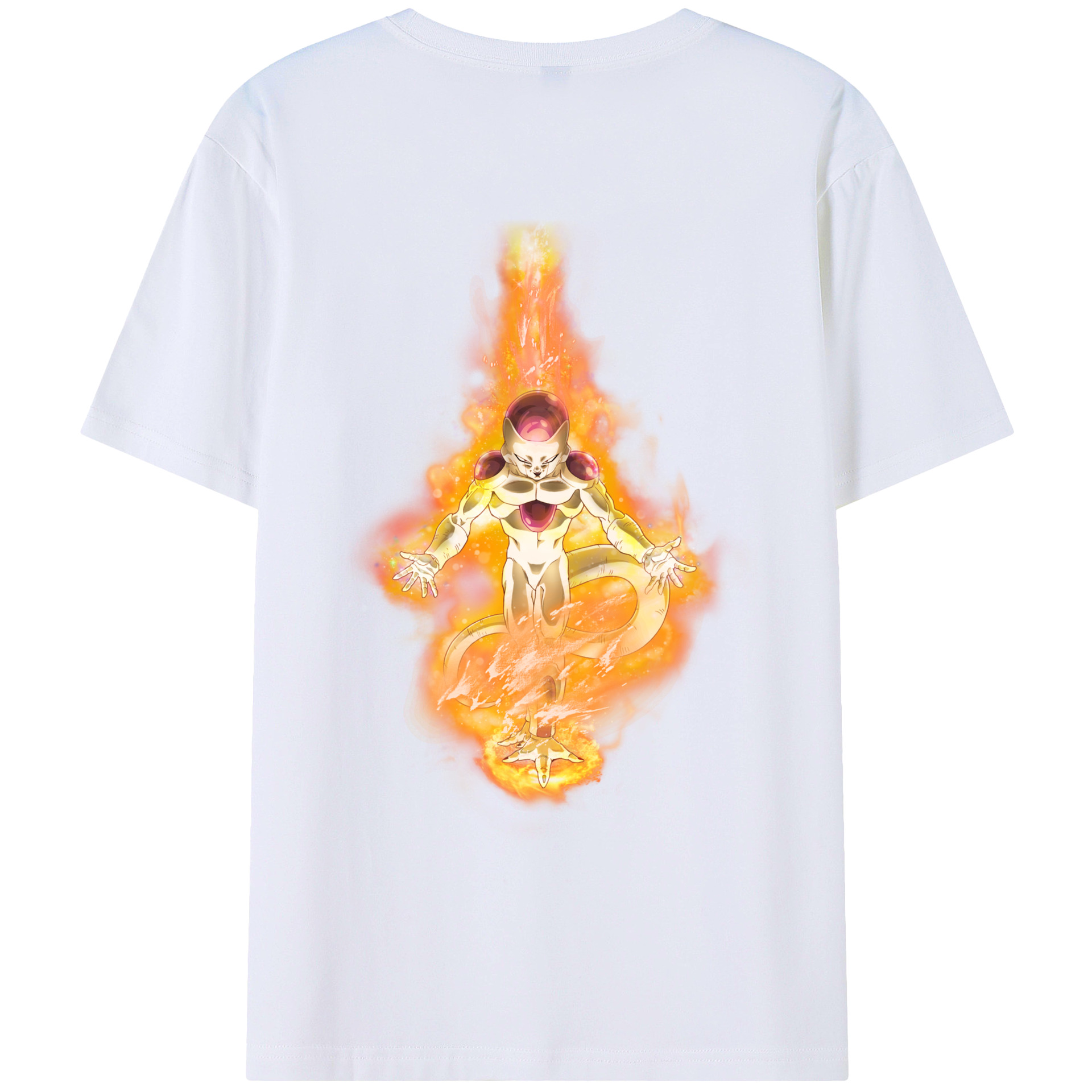（画像用） ドラゴンボール フリーザ DRAGON BALL Frieza 綿100％ メンズ半袖Tシャツ（バックプリント） 通気性