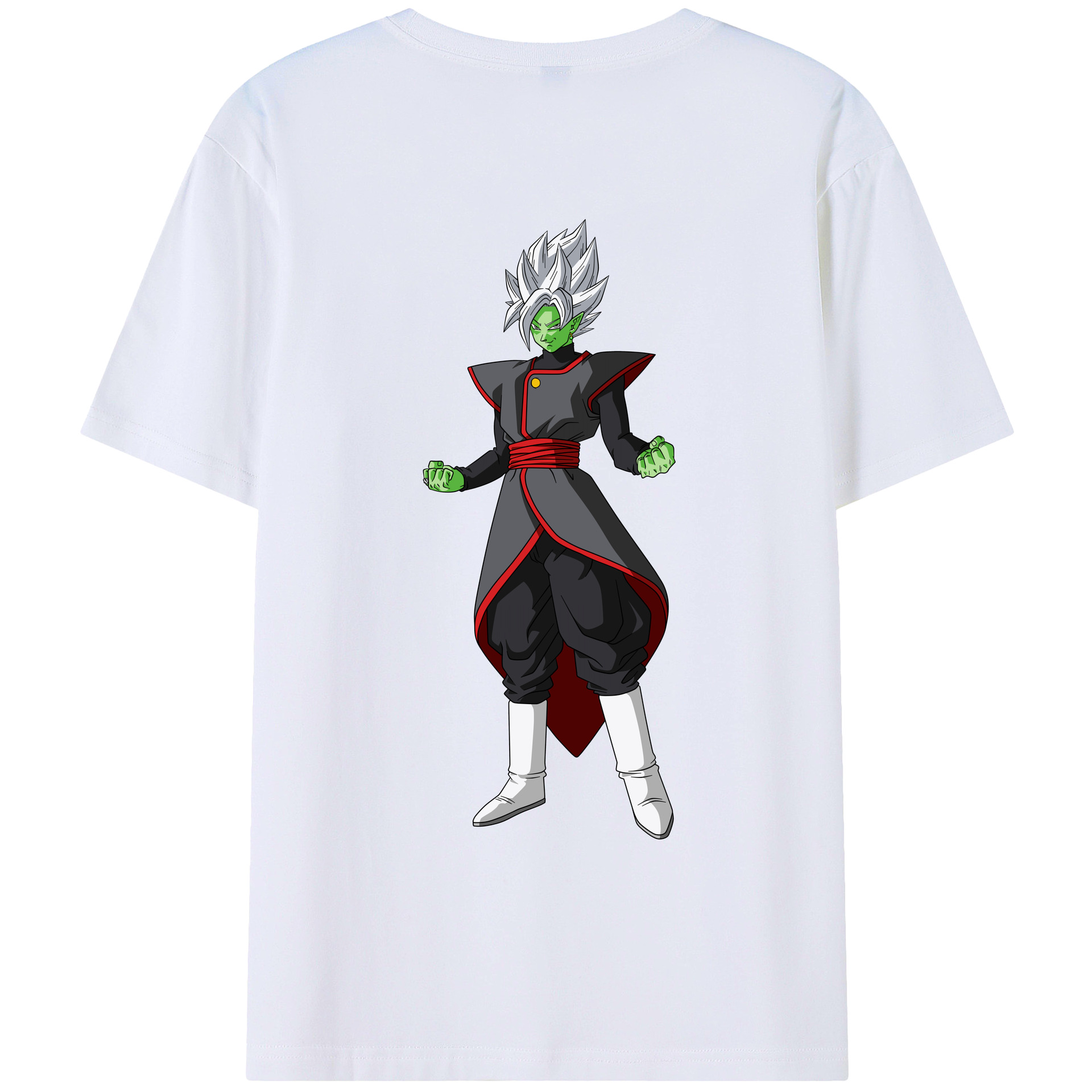 （画像用） ドラゴンボール ベジット DRAGON BALL Vegetto 綿100％ メンズ半袖Tシャツ（バックプリント） 通気性