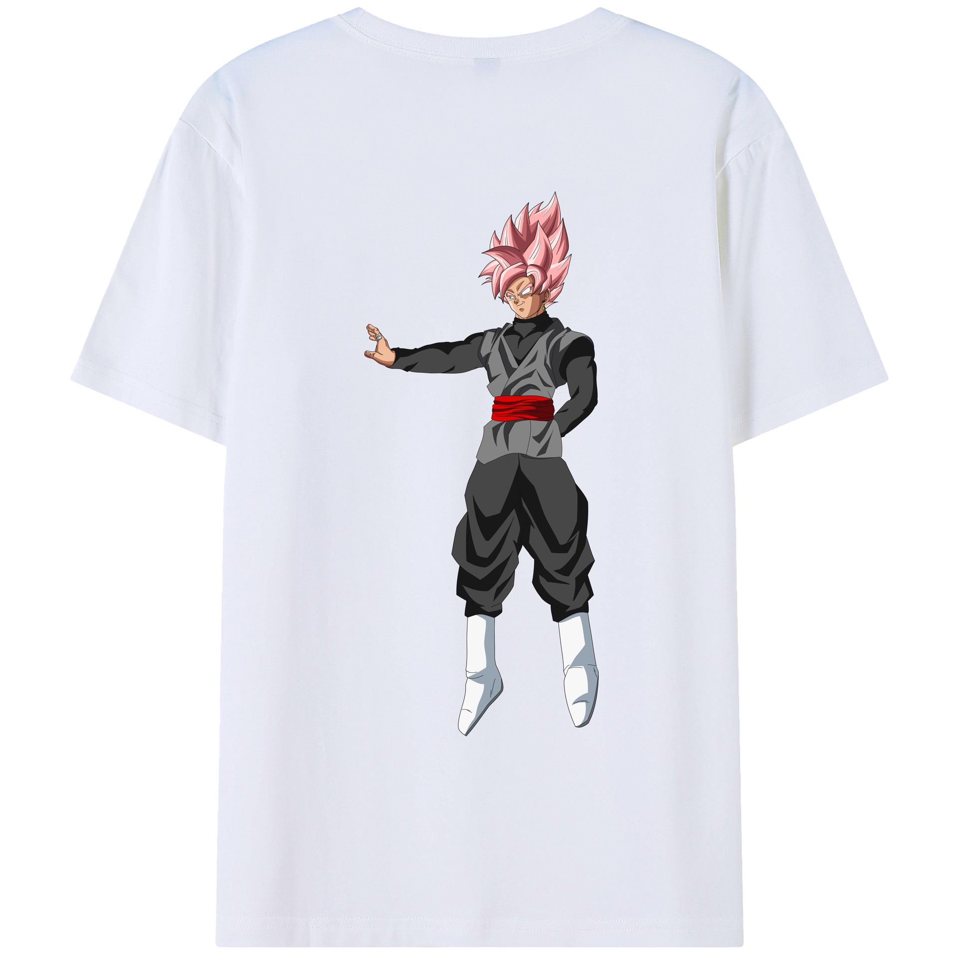 （画像用） ドラゴンボール ベジット DRAGON BALL Vegetto 綿100％ メンズ半袖Tシャツ（バックプリント） 通気性