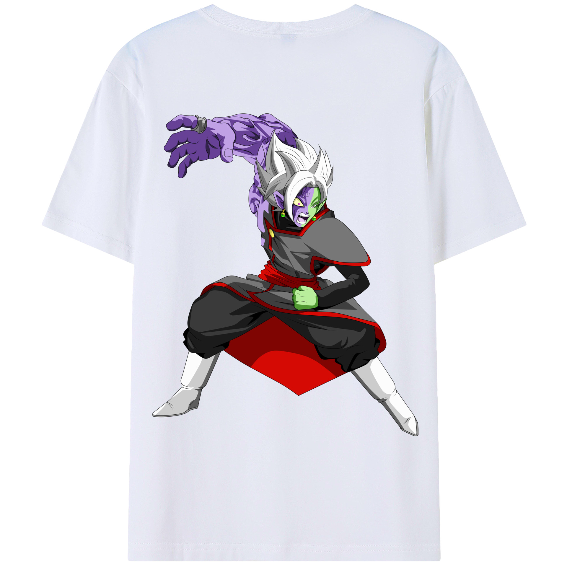 （画像用） ドラゴンボール ベジット DRAGON BALL Vegetto 綿100％ メンズ半袖Tシャツ（バックプリント） 通気性