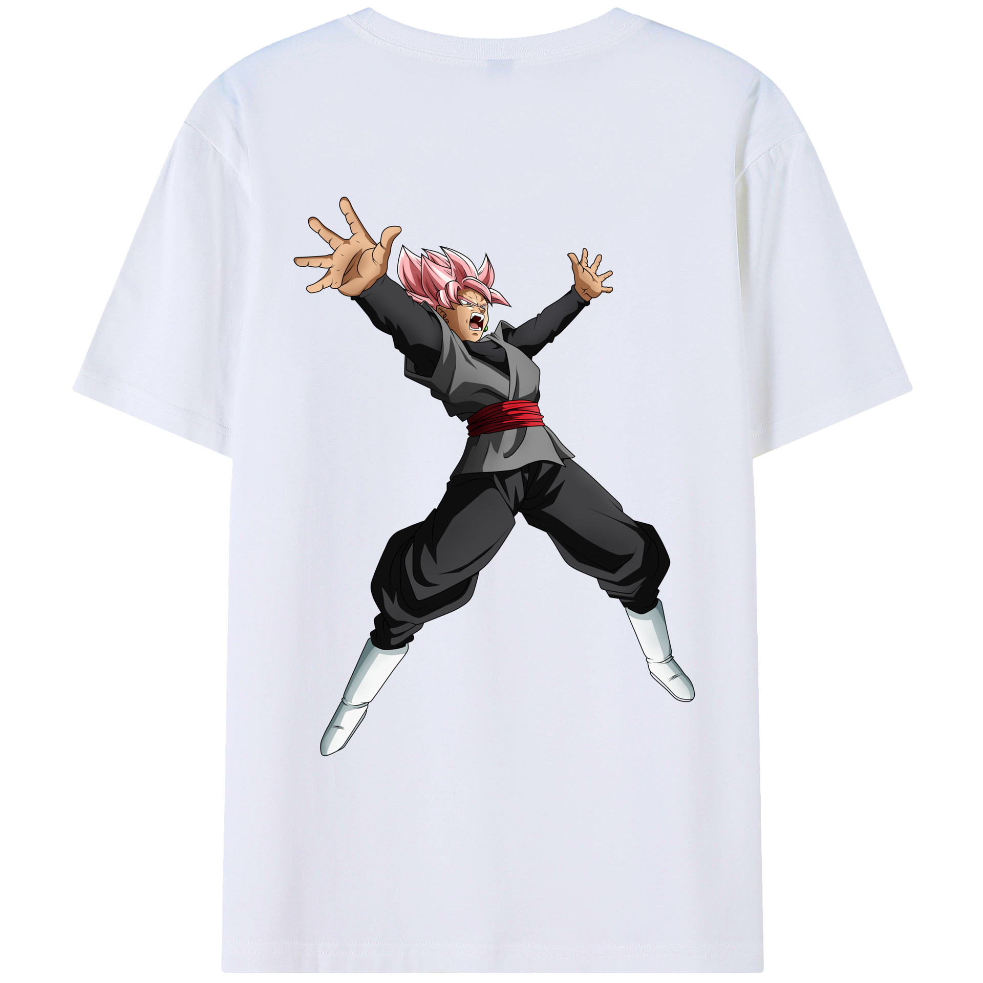 （画像用） ドラゴンボール ベジット DRAGON BALL Vegetto 綿100％ メンズ半袖Tシャツ（バックプリント） 通気性