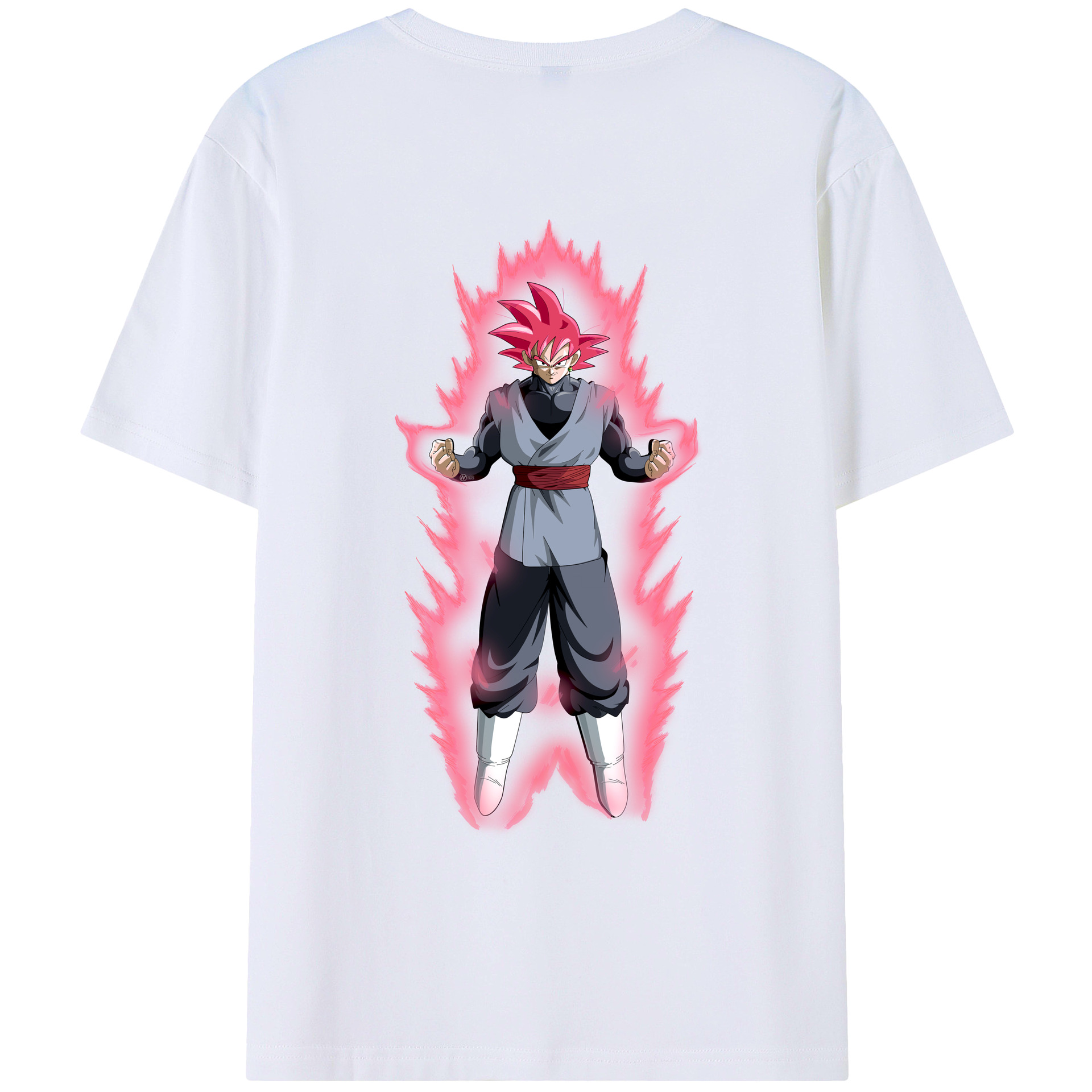 （画像用） ドラゴンボール ベジット DRAGON BALL Vegetto 綿100％ メンズ半袖Tシャツ（バックプリント） 通気性