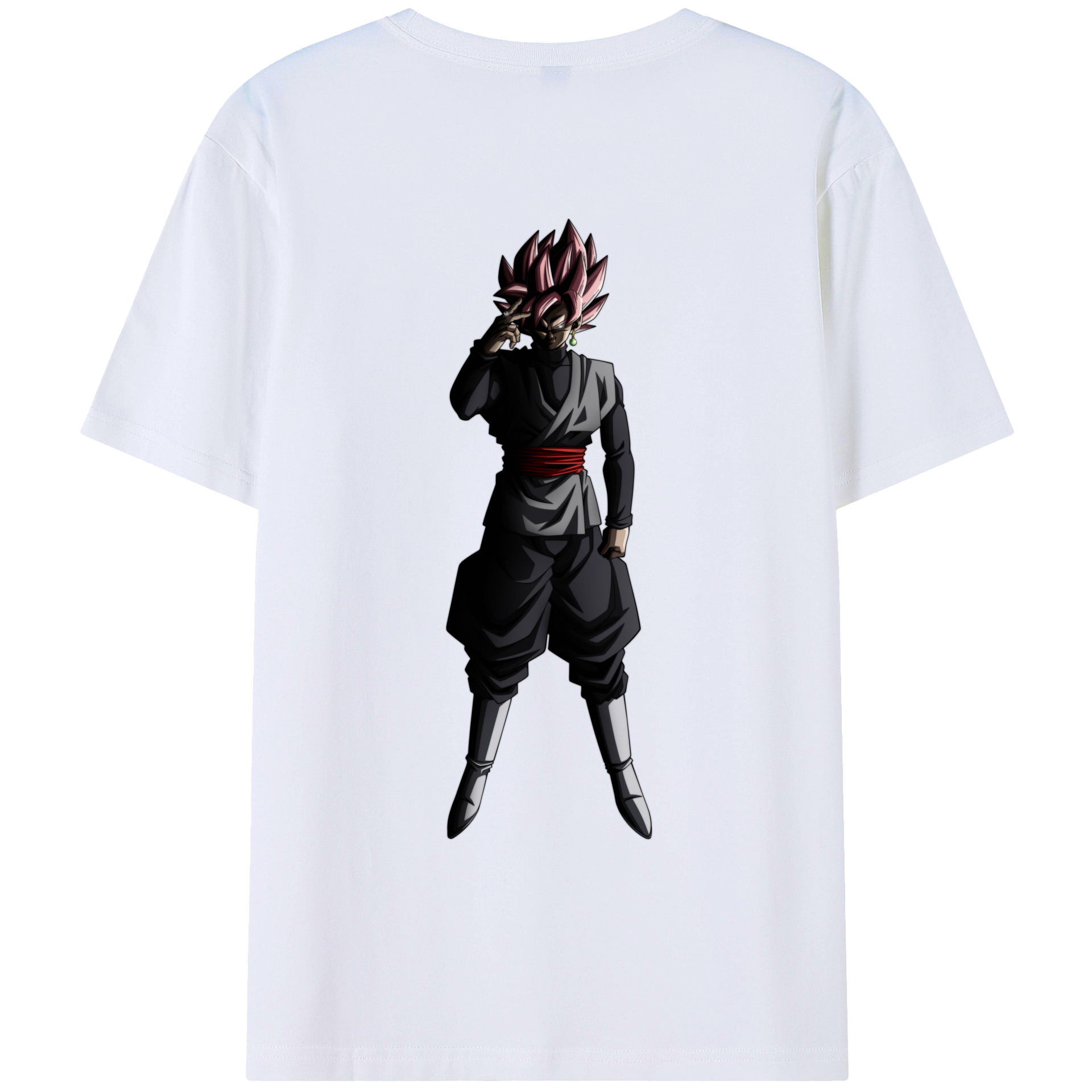 （画像用） ドラゴンボール ベジット DRAGON BALL Vegetto 綿100％ メンズ半袖Tシャツ（バックプリント） 通気性