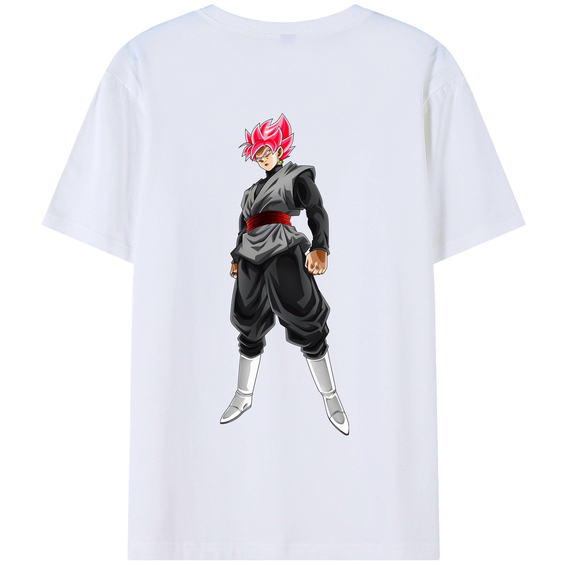 （画像用） ドラゴンボール ベジット DRAGON BALL Vegetto 綿100％ メンズ半袖Tシャツ（バックプリント） 通気性