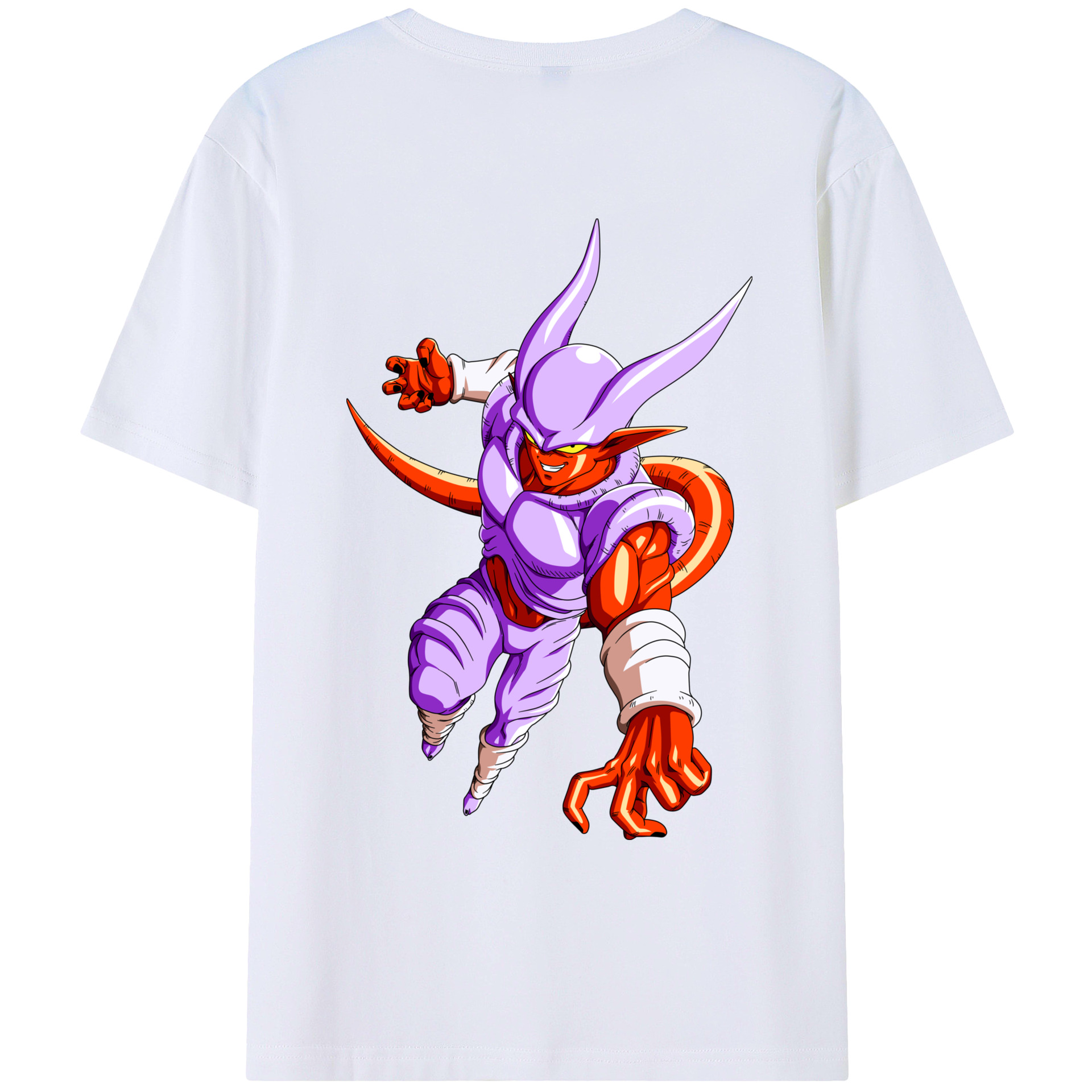 （画像用） ドラゴンボール ジャネンバ DRAGON BALL Janemba 綿100％ メンズ半袖Tシャツ（バックプリント） 通気性