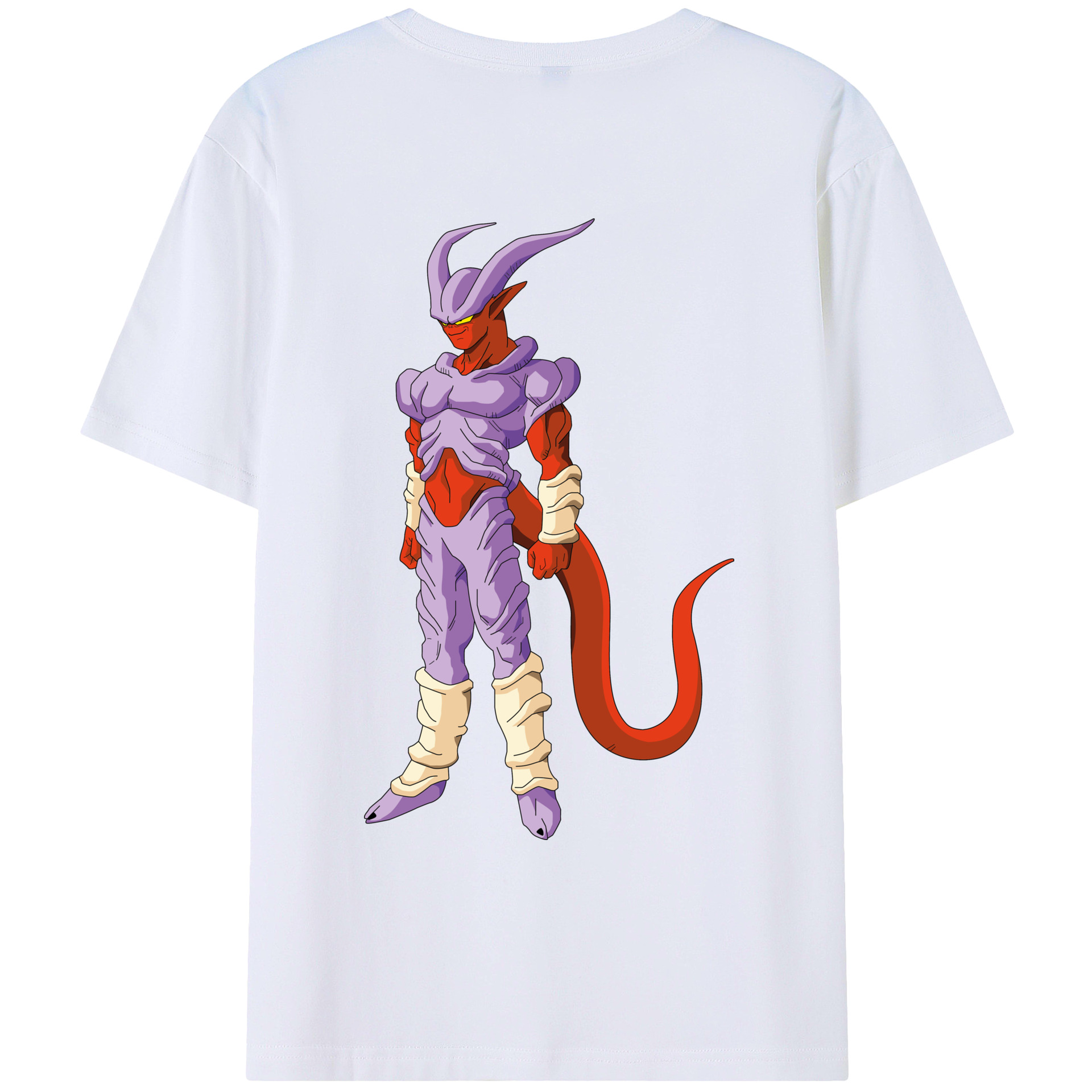 （画像用） ドラゴンボール ジャネンバ DRAGON BALL Janemba 綿100％ メンズ半袖Tシャツ（バックプリント） 通気性