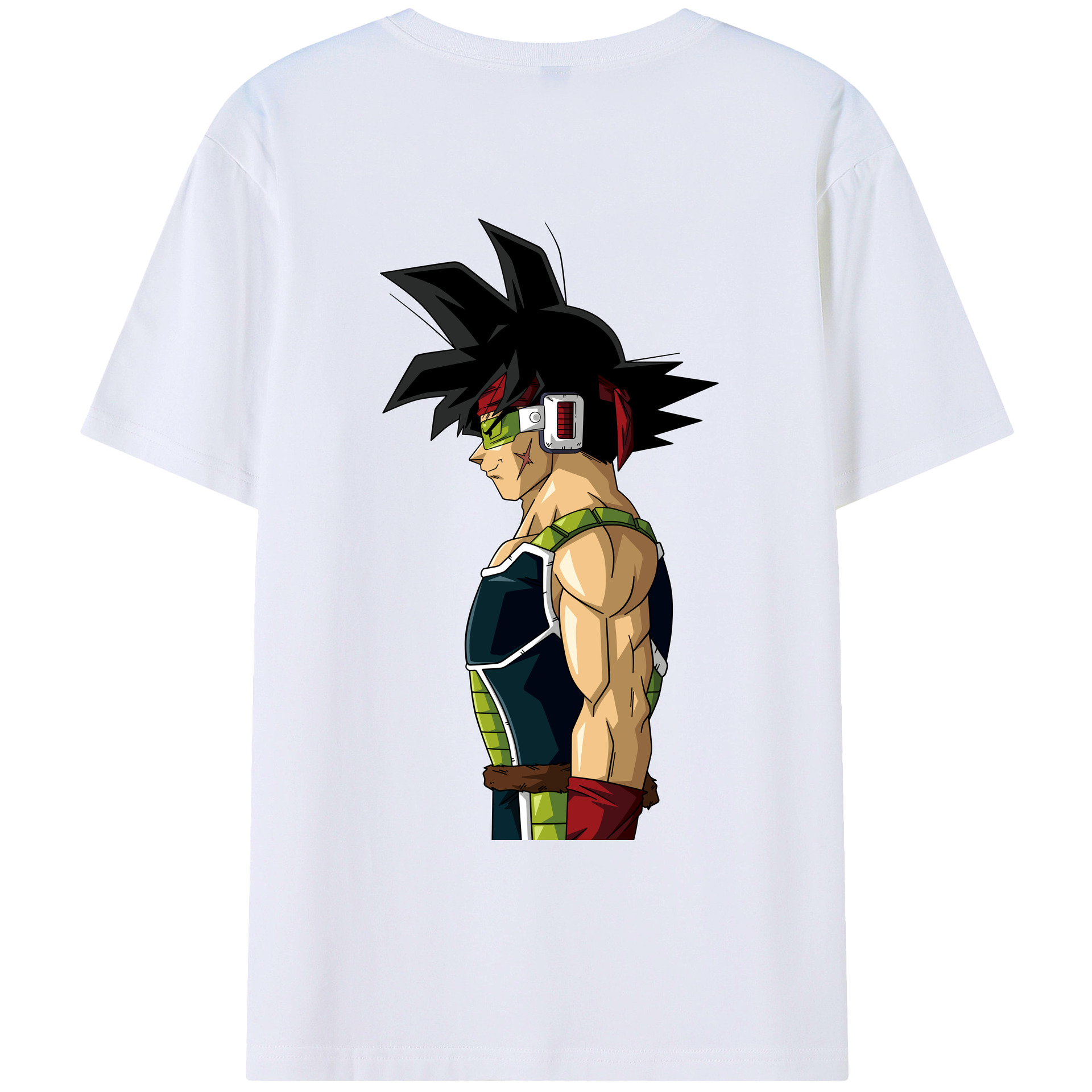 （画像用） ドラゴンボール バーダック DRAGON BALL Burdock 綿100％ メンズ半袖Tシャツ（バックプリント） 通気性