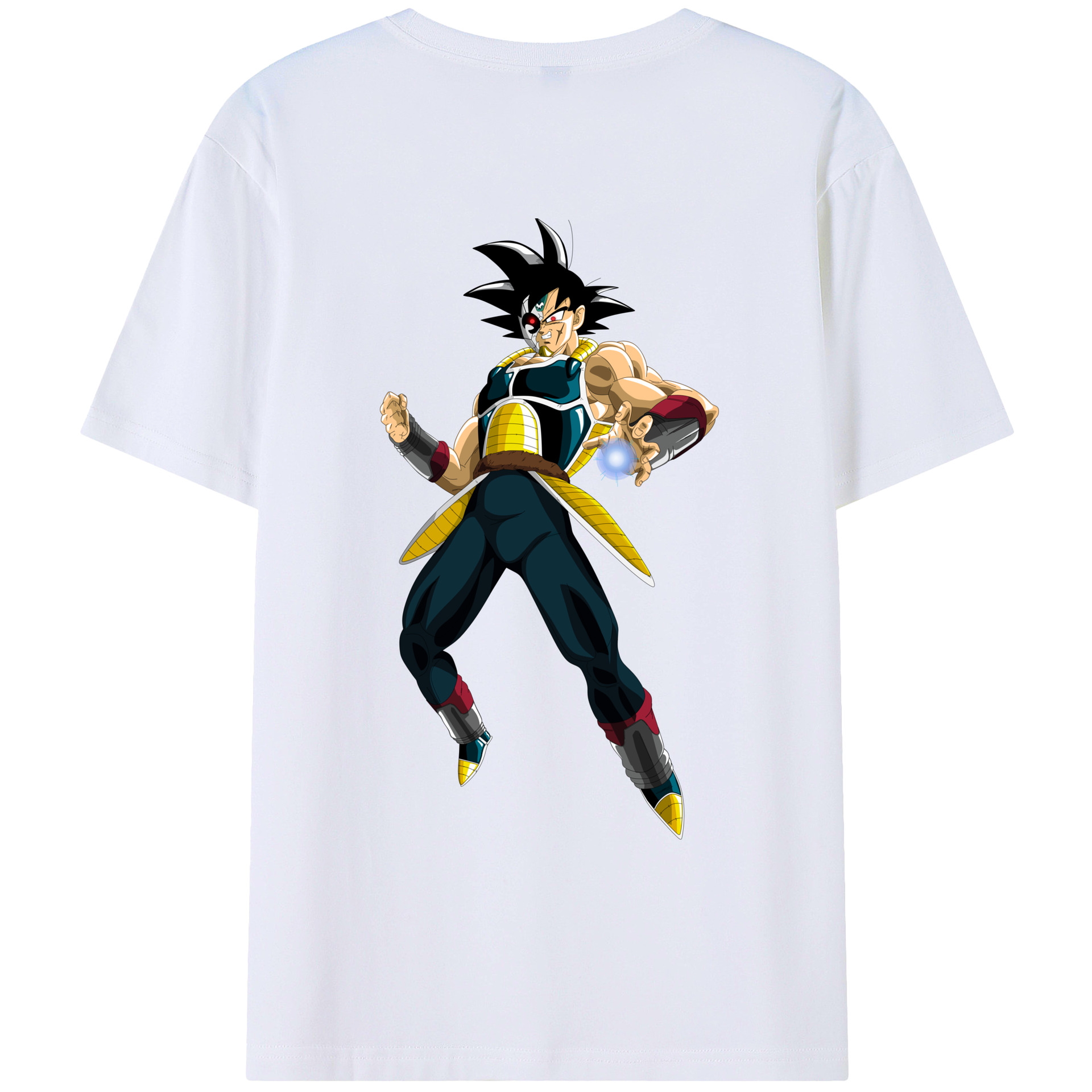 （画像用） ドラゴンボール バーダック DRAGON BALL Burdock 綿100％ メンズ半袖Tシャツ（バックプリント） 通気性