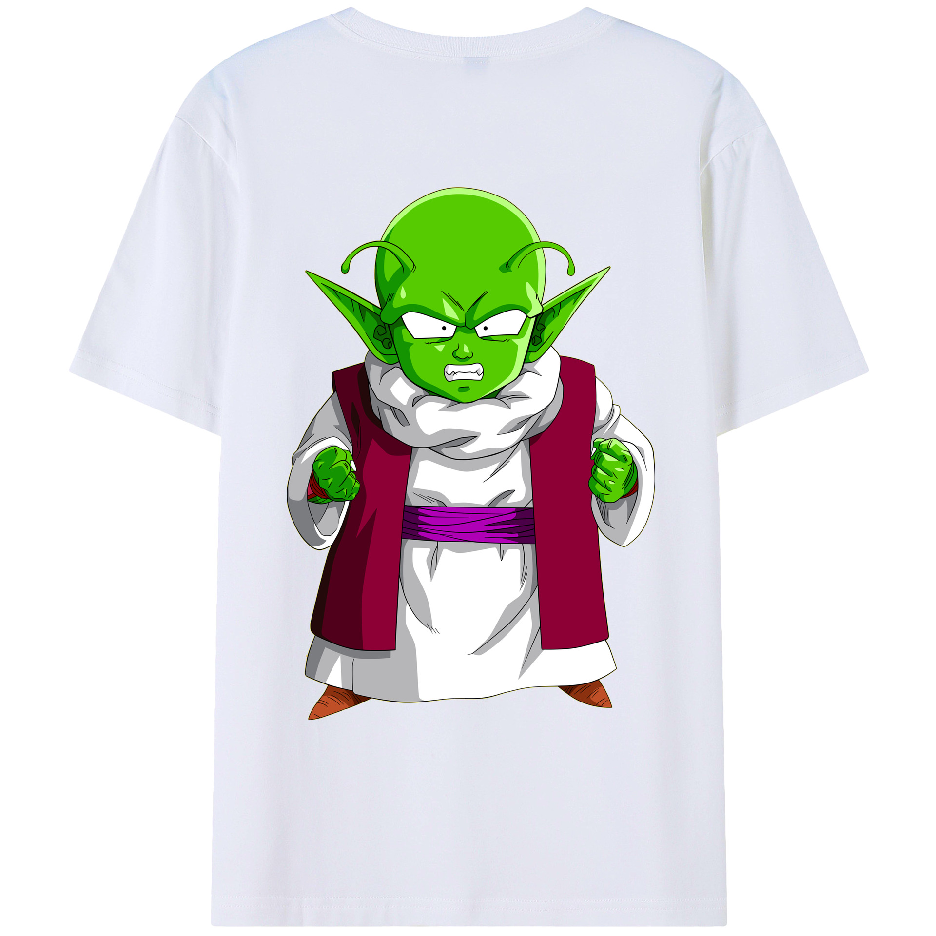 （画像用） ドラゴンボール ピッコロ DRAGON BALL Piccolo 綿100％ メンズ半袖Tシャツ（バックプリント） 通気性