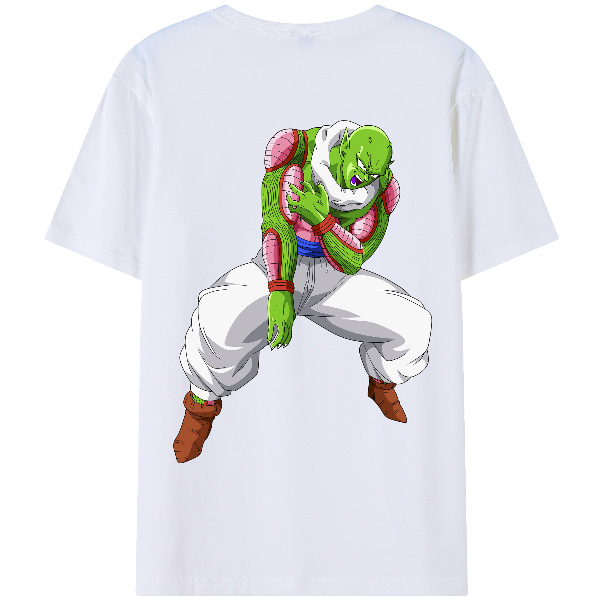 （画像用） ドラゴンボール ピッコロ DRAGON BALL Piccolo 綿100％ メンズ半袖Tシャツ（バックプリント） 通気性