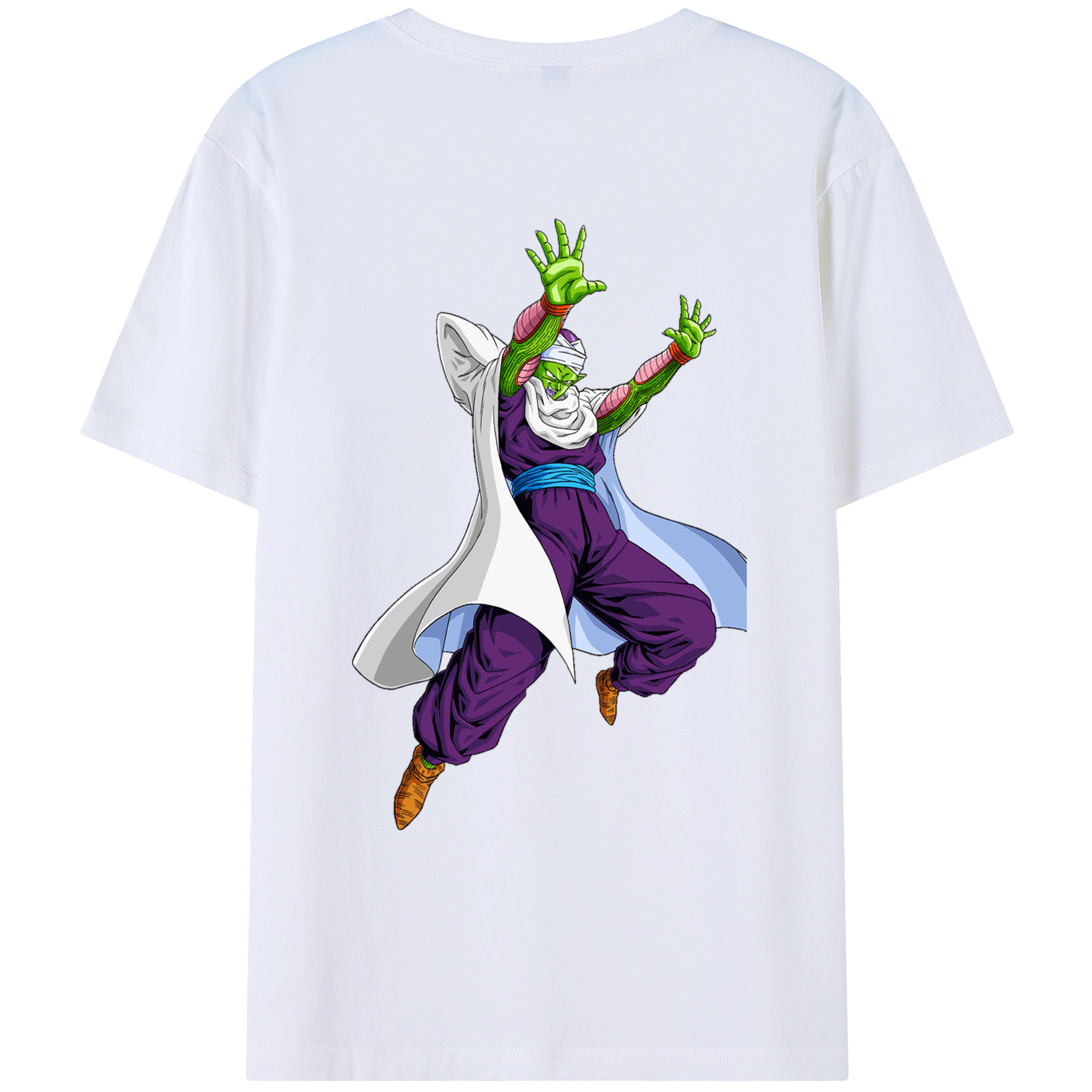 （画像用） ドラゴンボール ピッコロ DRAGON BALL Piccolo 綿100％ メンズ半袖Tシャツ（バックプリント） 通気性