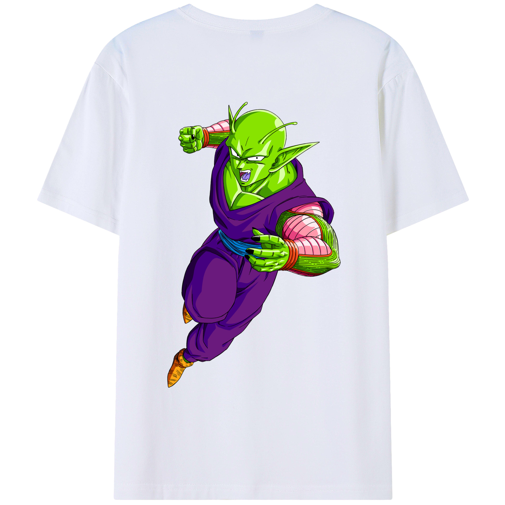 （画像用） ドラゴンボール ピッコロ DRAGON BALL Piccolo 綿100％ メンズ半袖Tシャツ（バックプリント） 通気性