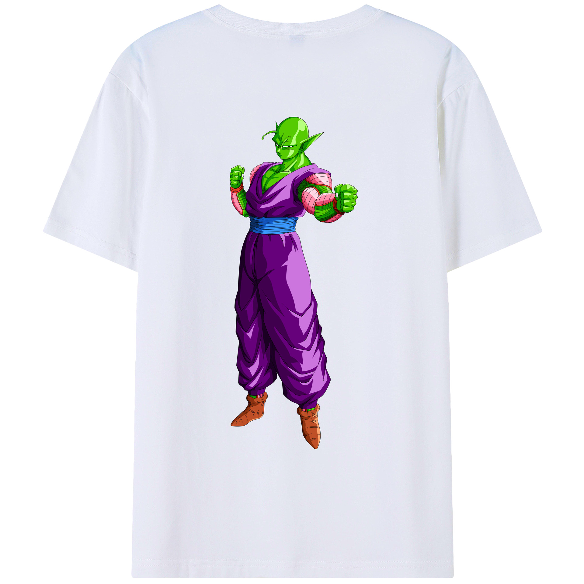 （画像用） ドラゴンボール ピッコロ DRAGON BALL Piccolo 綿100％ メンズ半袖Tシャツ（バックプリント） 通気性