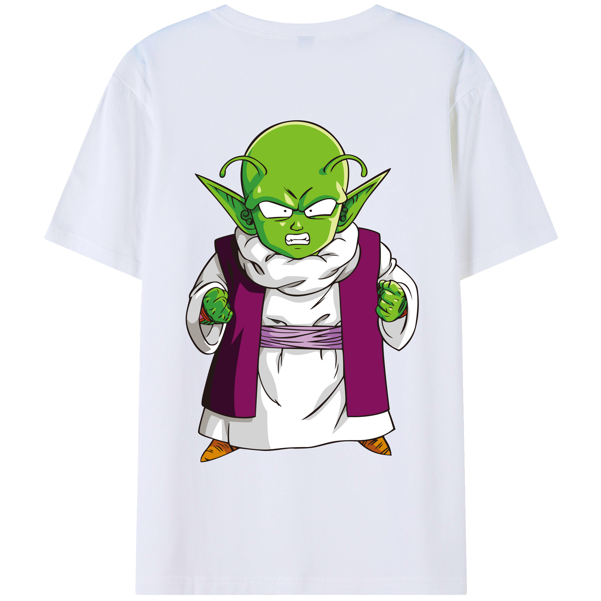 （画像用） ドラゴンボール ピッコロ DRAGON BALL Piccolo 綿100％ メンズ半袖Tシャツ（バックプリント） 通気性