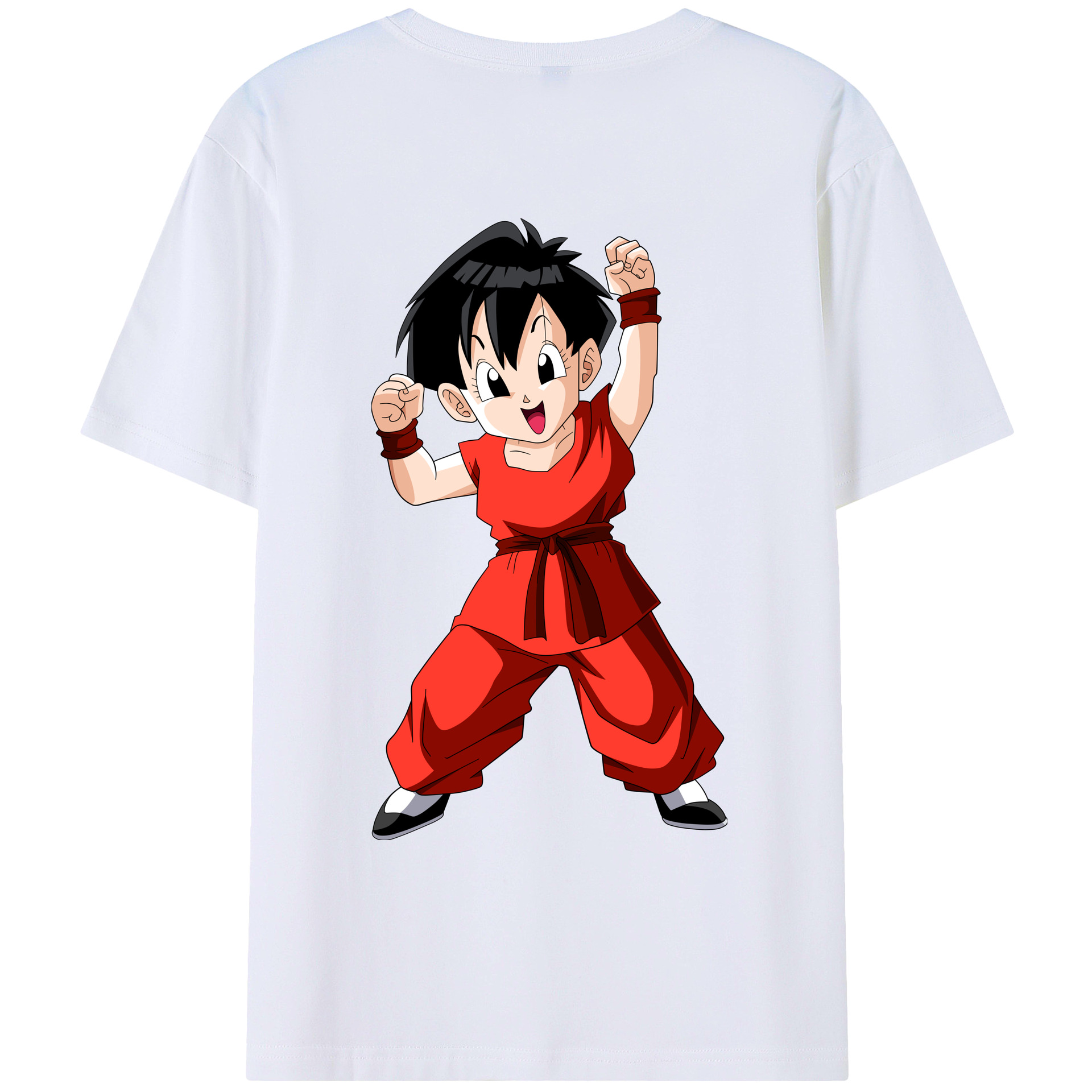 （画像用） ドラゴンボール パン DRAGON BALL Pan 綿100％ メンズ半袖Tシャツ（バックプリント） 通気性