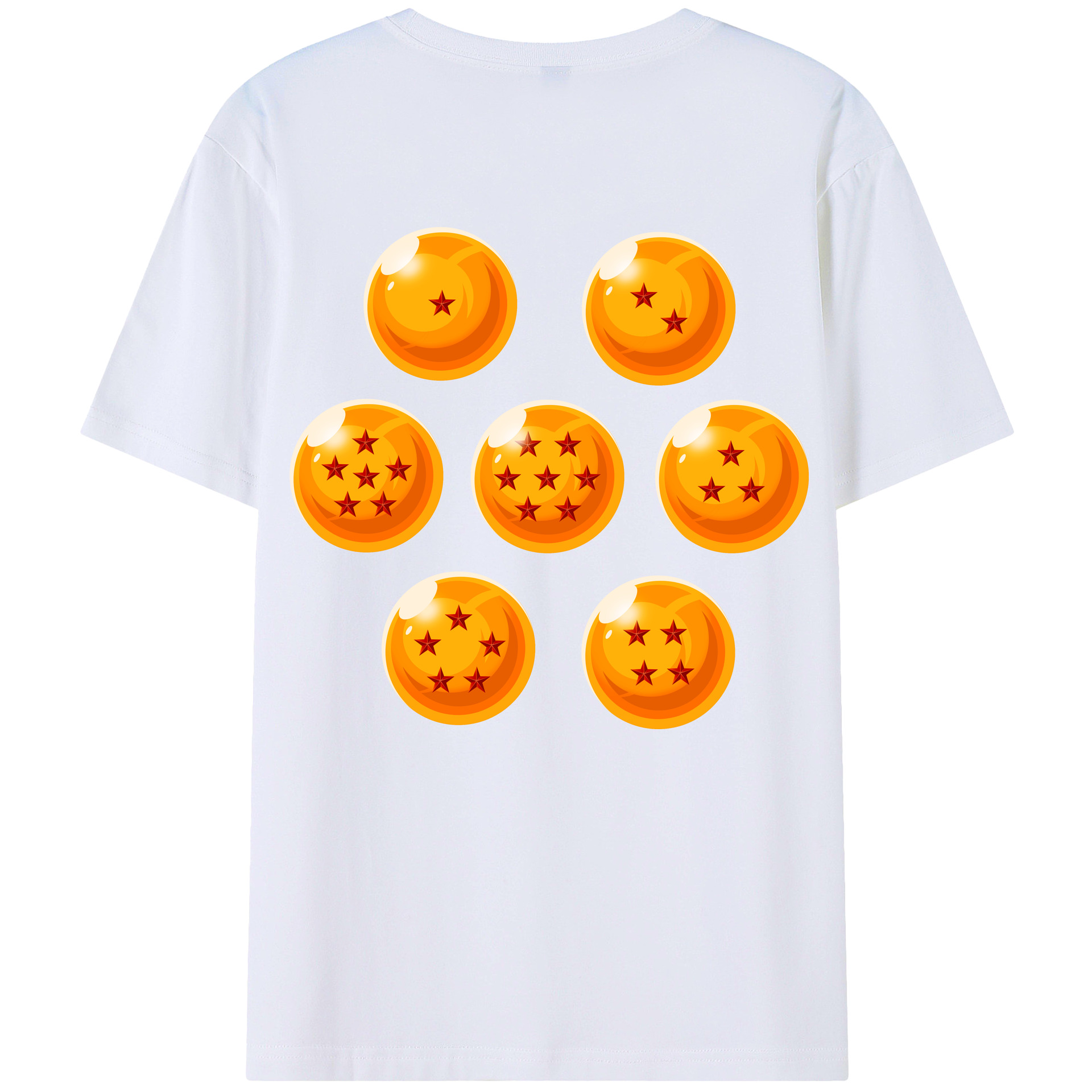 （画像用） ドラゴンボール DRAGON BALL 綿100％ メンズ半袖Tシャツ（バックプリント） 通気性