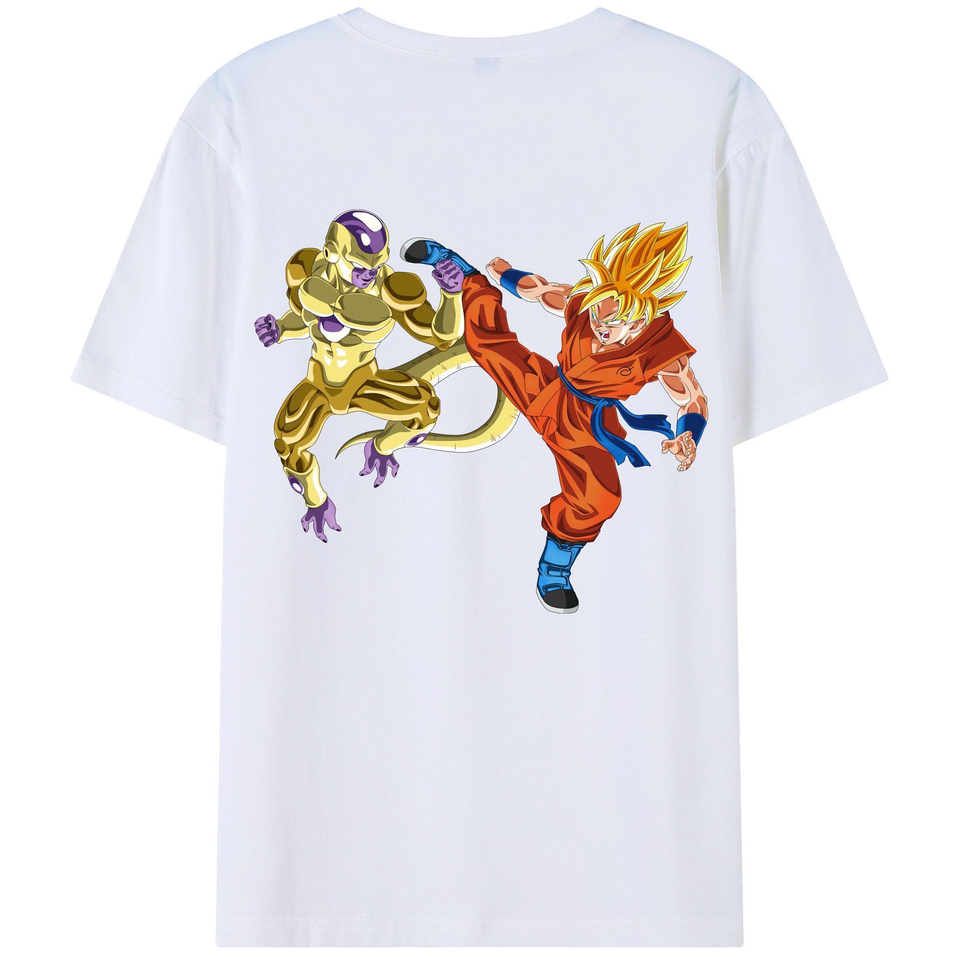 （画像用） ドラゴンボール DRAGON BALL 綿100％ メンズ半袖Tシャツ（バックプリント） 通気性