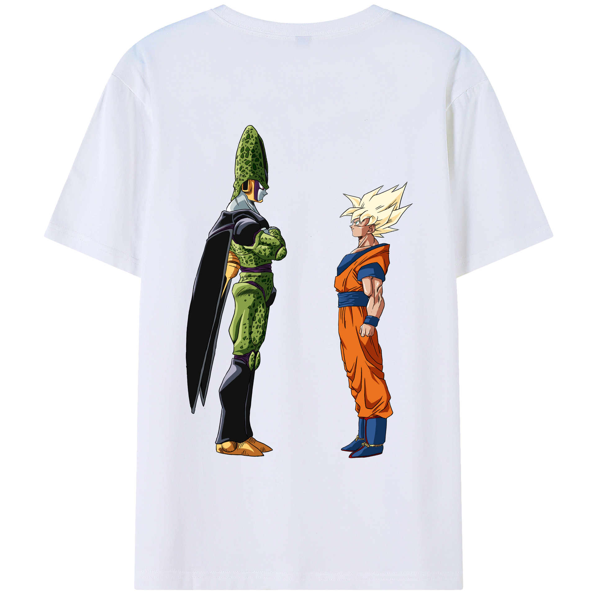 （画像用） ドラゴンボール DRAGON BALL 綿100％ メンズ半袖Tシャツ（バックプリント） 通気性