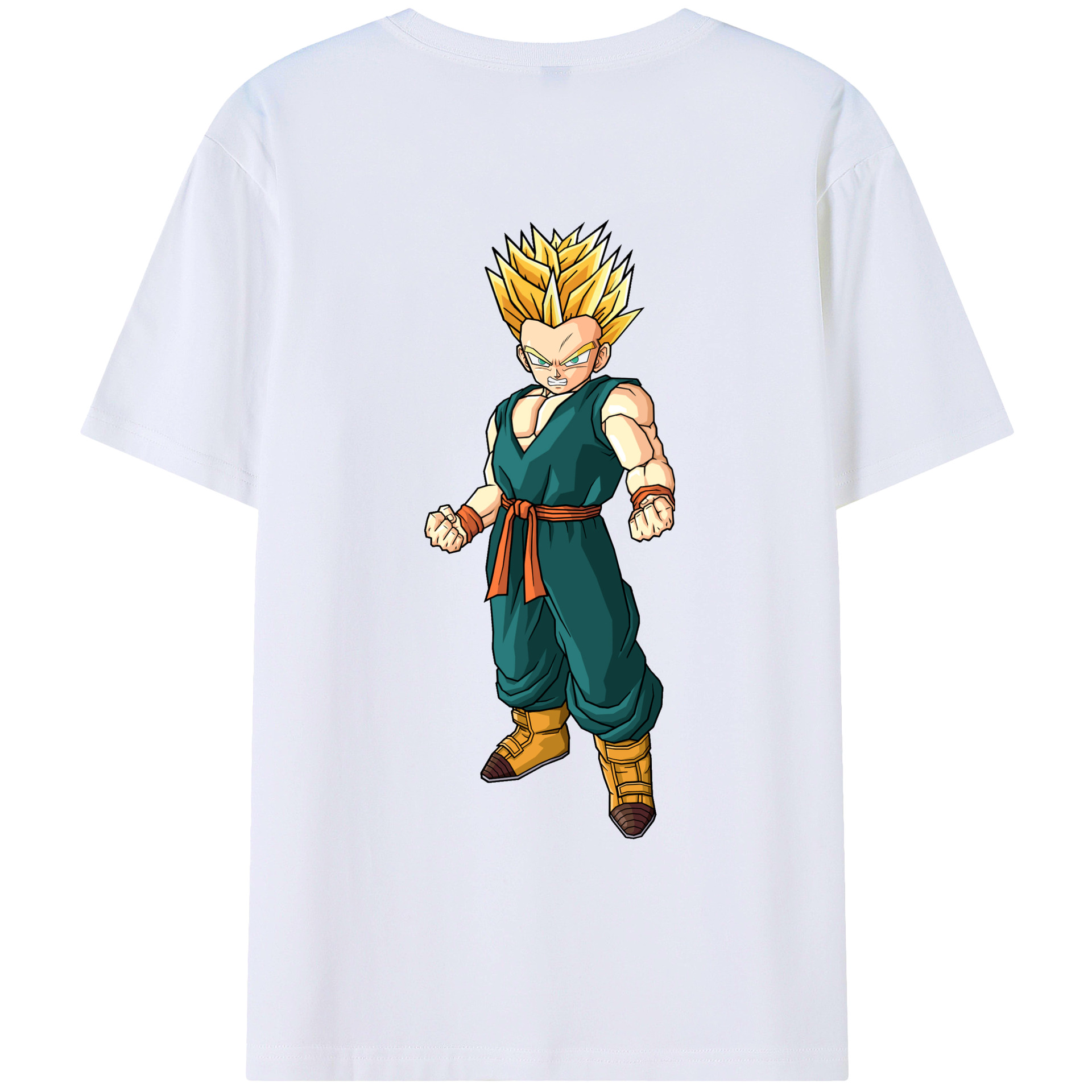 （画像用） ドラゴンボール DRAGON BALL 綿100％ メンズ半袖Tシャツ（バックプリント） 通気性