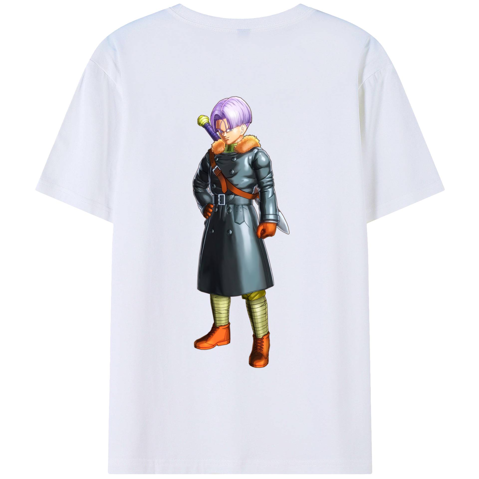 （画像用） ドラゴンボール DRAGON BALL 綿100％ メンズ半袖Tシャツ（バックプリント） 通気性