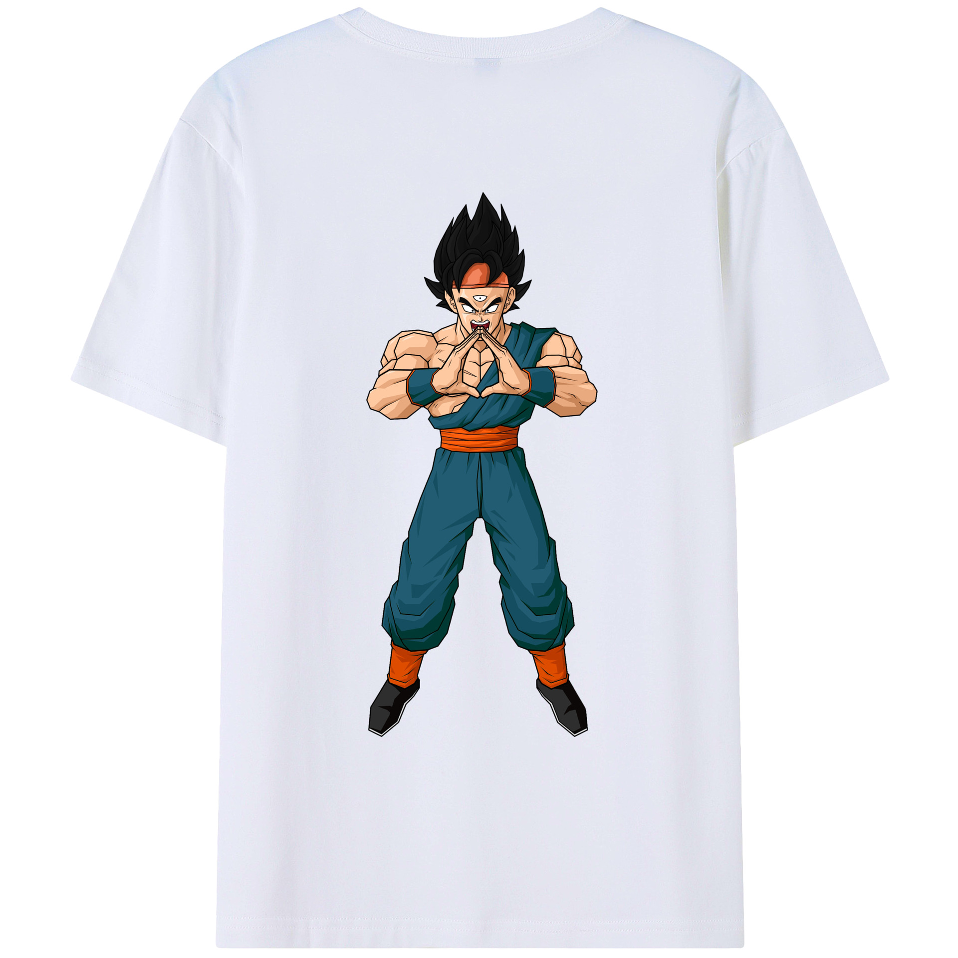 （画像用） ドラゴンボール DRAGON BALL 綿100％ メンズ半袖Tシャツ（バックプリント） 通気性