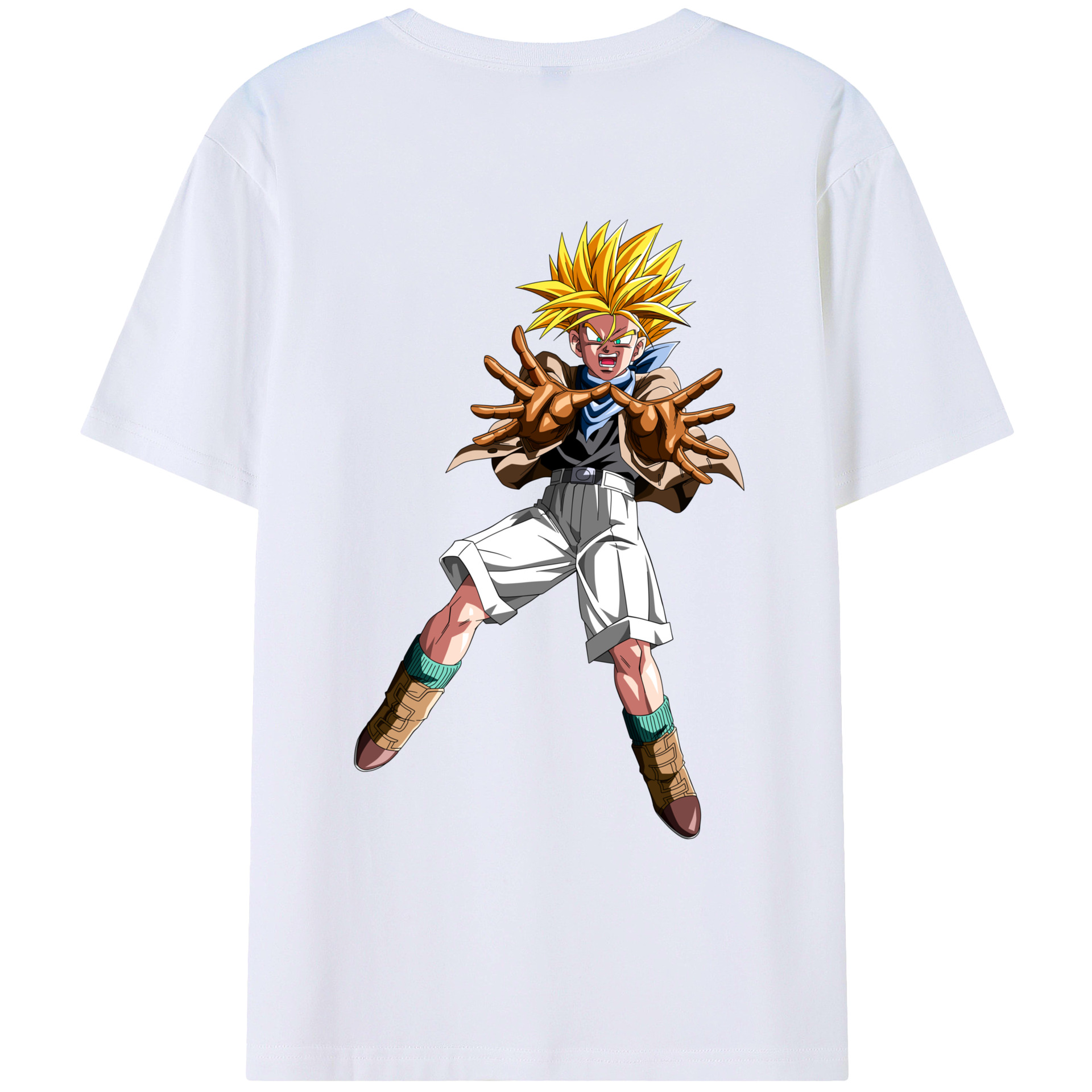 （画像用） ドラゴンボール DRAGON BALL 綿100％ メンズ半袖Tシャツ（バックプリント） 通気性