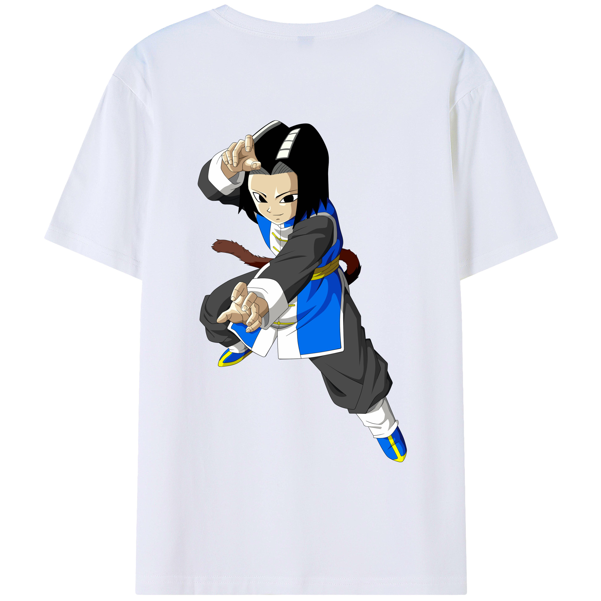 （画像用） ドラゴンボール DRAGON BALL 綿100％ メンズ半袖Tシャツ（バックプリント） 通気性