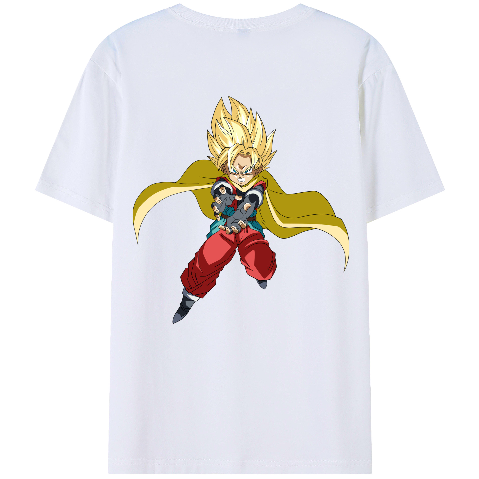 （画像用） ドラゴンボール DRAGON BALL 綿100％ メンズ半袖Tシャツ（バックプリント） 通気性