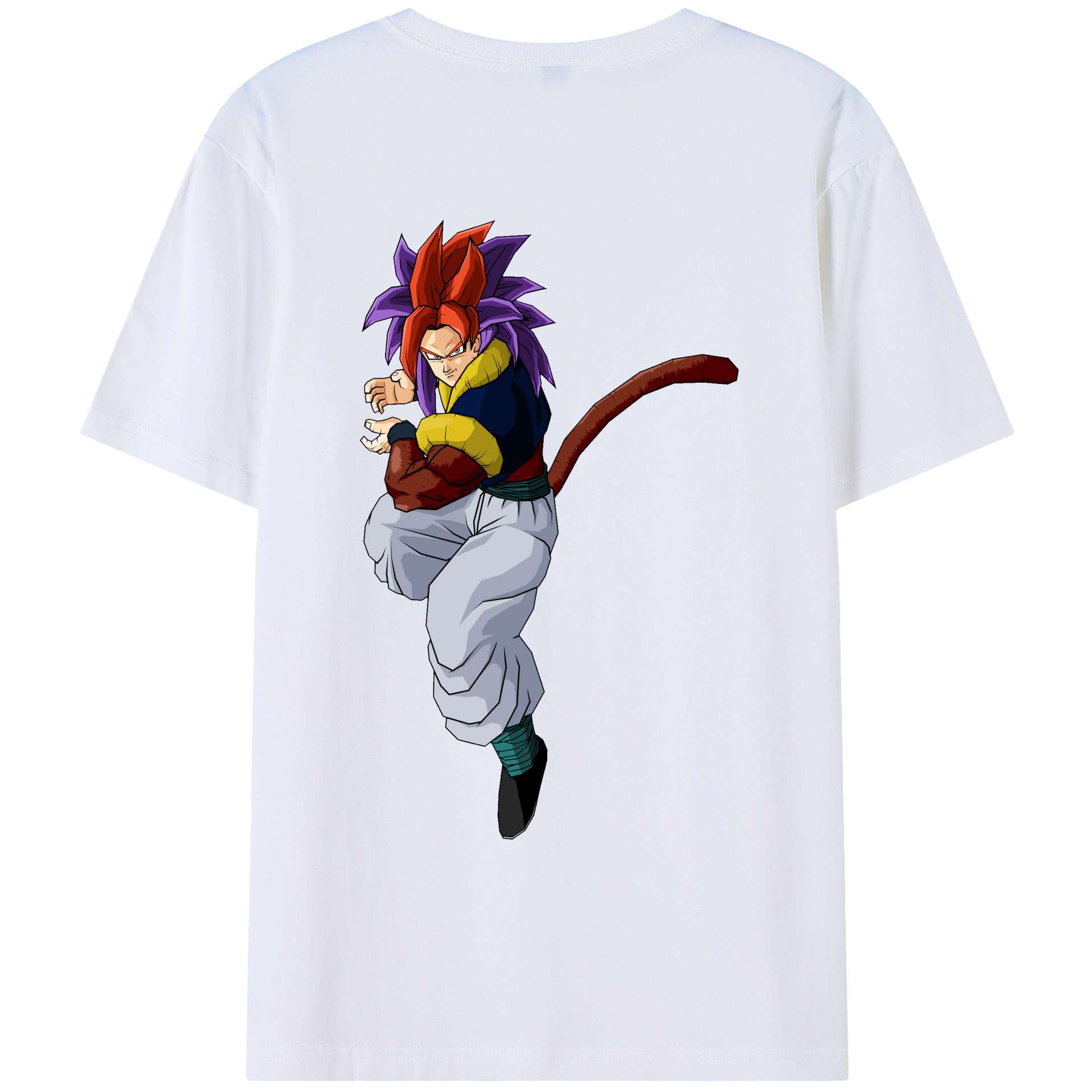 （画像用） ドラゴンボール DRAGON BALL 綿100％ メンズ半袖Tシャツ（バックプリント） 通気性