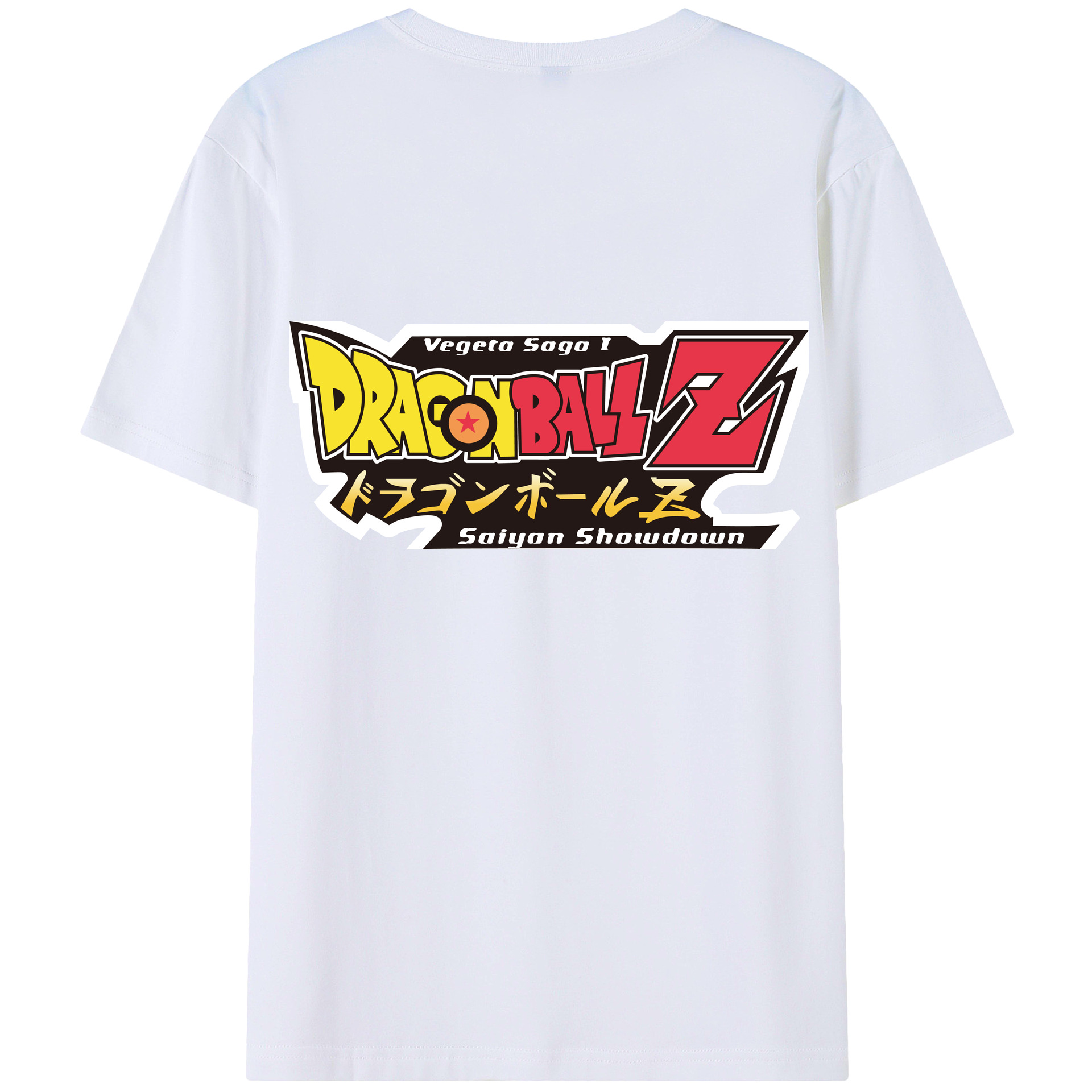 （画像用） ドラゴンボール DRAGON BALL 綿100％ メンズ半袖Tシャツ（バックプリント） 通気性