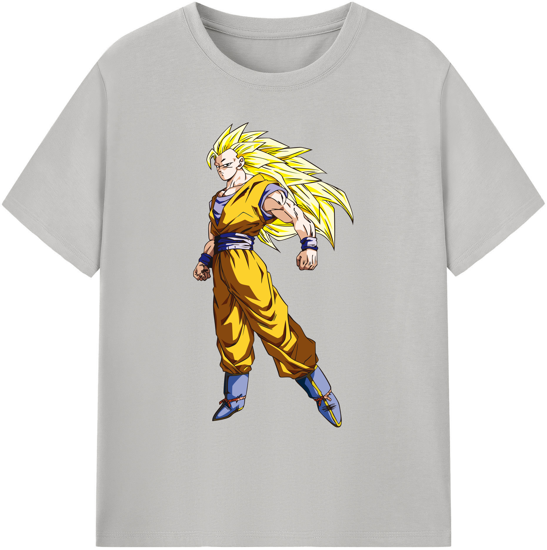 （画像用） ドラゴンボール 孫悟空（そん ごくう）Son Goku カカロット DRAGON BALL Kakarotto 綿100％ メンズ半袖Tシャツ｜肌触りやわらか＆通気性