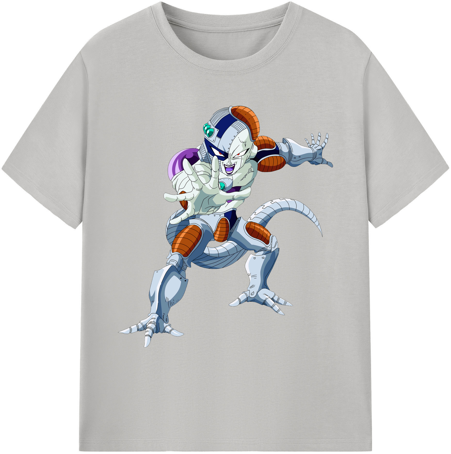 （画像用） ドラゴンボール フリーザ DRAGON BALL Frieza 綿100％ メンズ半袖Tシャツ｜肌触りやわらか＆通気性