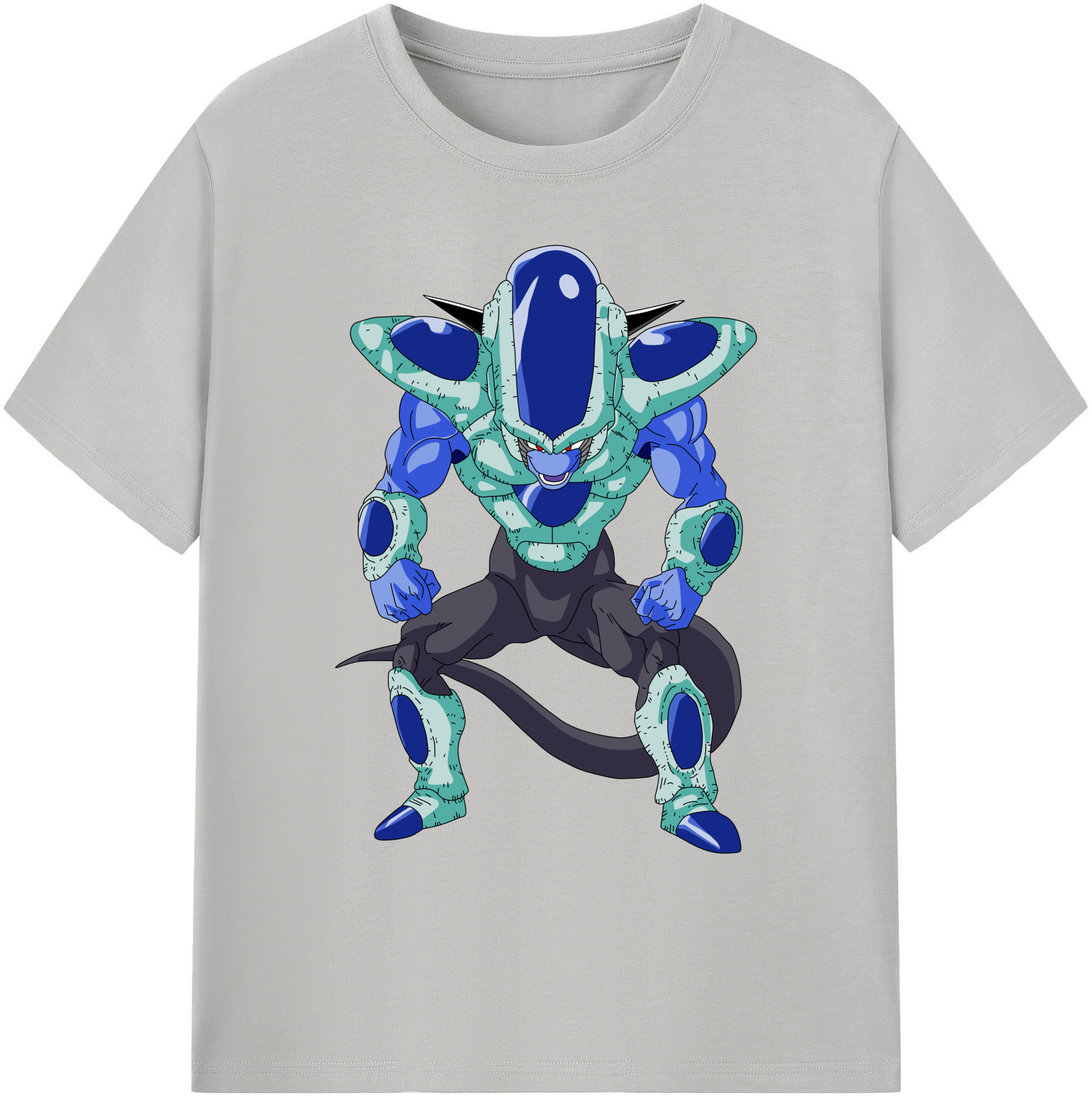 （画像用） ドラゴンボール フリーザ DRAGON BALL Frieza 綿100％ メンズ半袖Tシャツ｜肌触りやわらか＆通気性