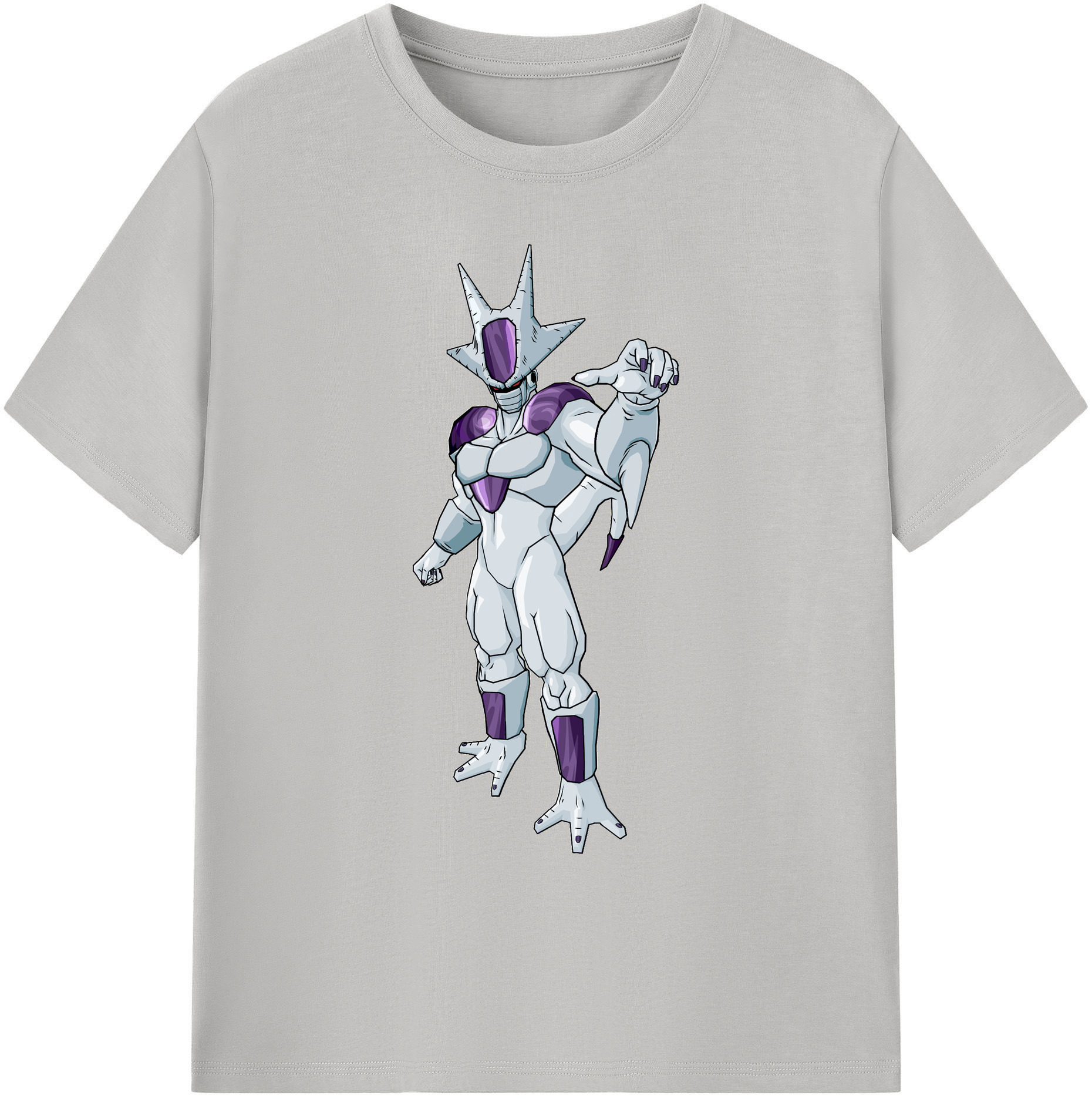（画像用） ドラゴンボール クウラ DRAGON BALL Cooler Coora 綿100％ メンズ半袖Tシャツ｜肌触りやわらか＆通気性