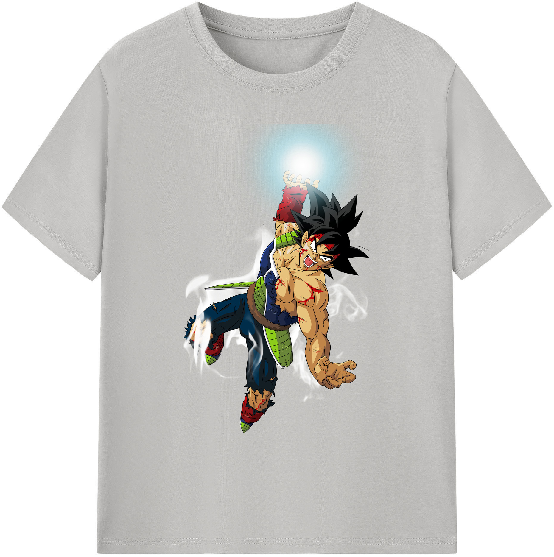（画像用） ドラゴンボール バーダック DRAGON BALL Burdock 綿100％ メンズ半袖Tシャツ｜肌触りやわらか＆通気性