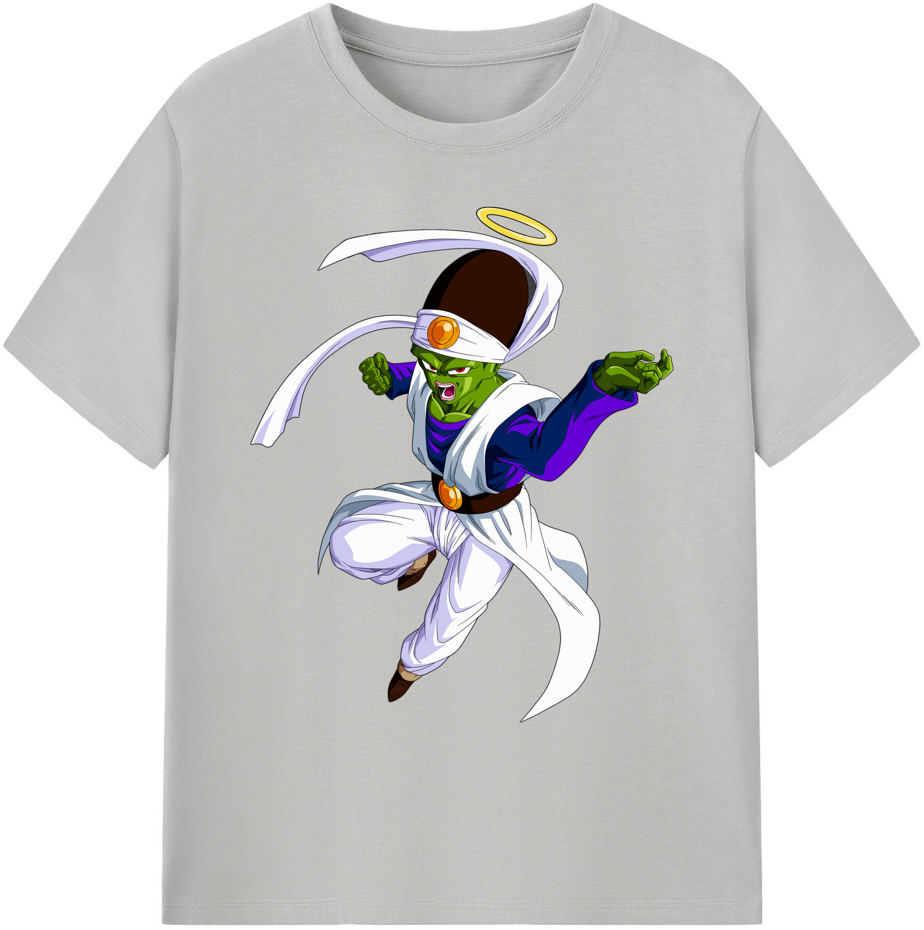 （画像用） ドラゴンボール パイクーハン DRAGON BALL Pikkon 綿100％ メンズ半袖Tシャツ｜肌触りやわらか＆通気性