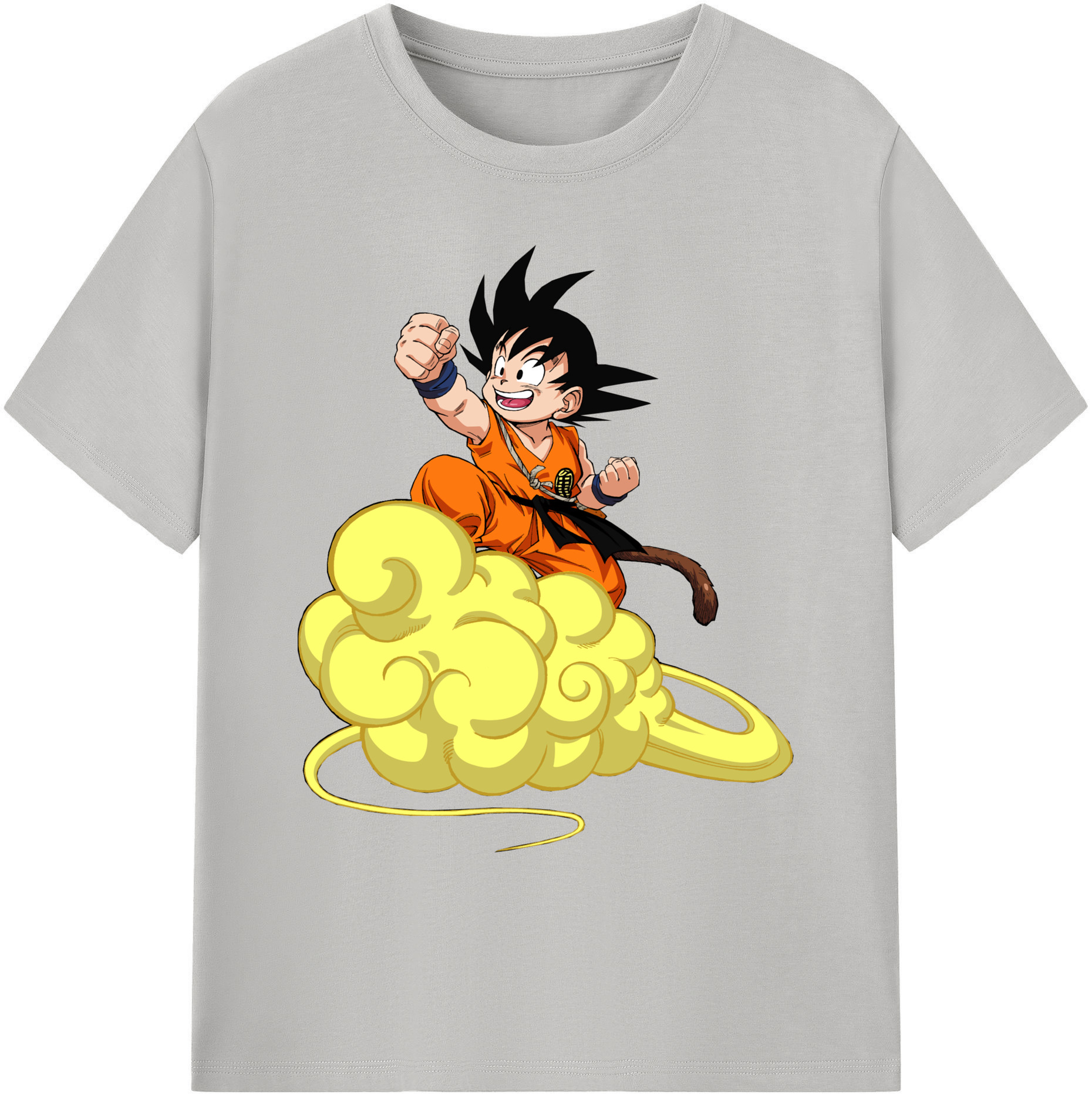 （画像用） ドラゴンボール 孫悟空（そん ごくう）Son Goku カカロット DRAGON BALL Kakarotto 綿100％ メンズ半袖Tシャツ｜肌触りやわらか＆通気性