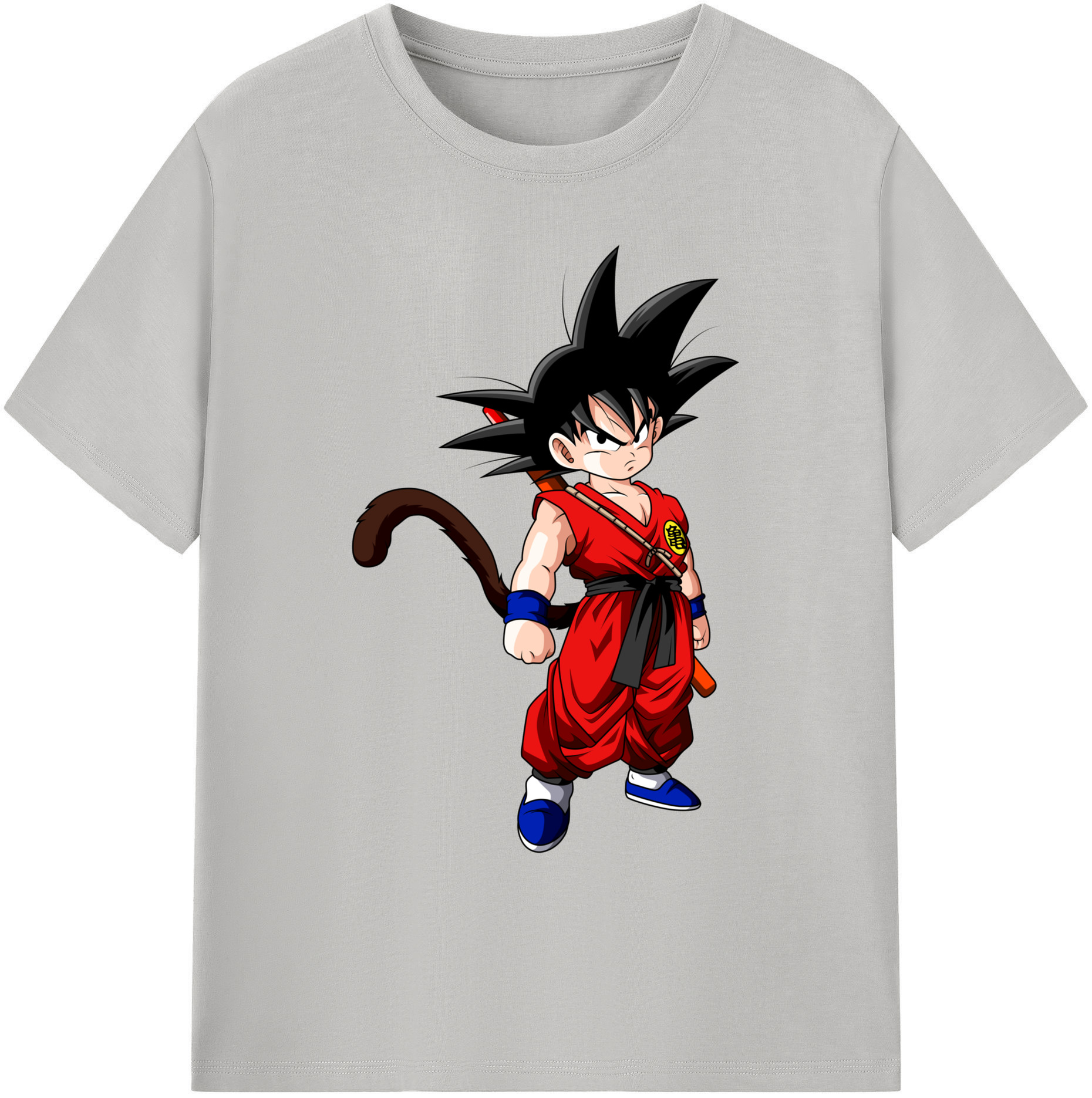 （画像用） ドラゴンボール 孫悟空（そん ごくう）Son Goku カカロット DRAGON BALL Kakarotto 綿100％ メンズ半袖Tシャツ｜肌触りやわらか＆通気性