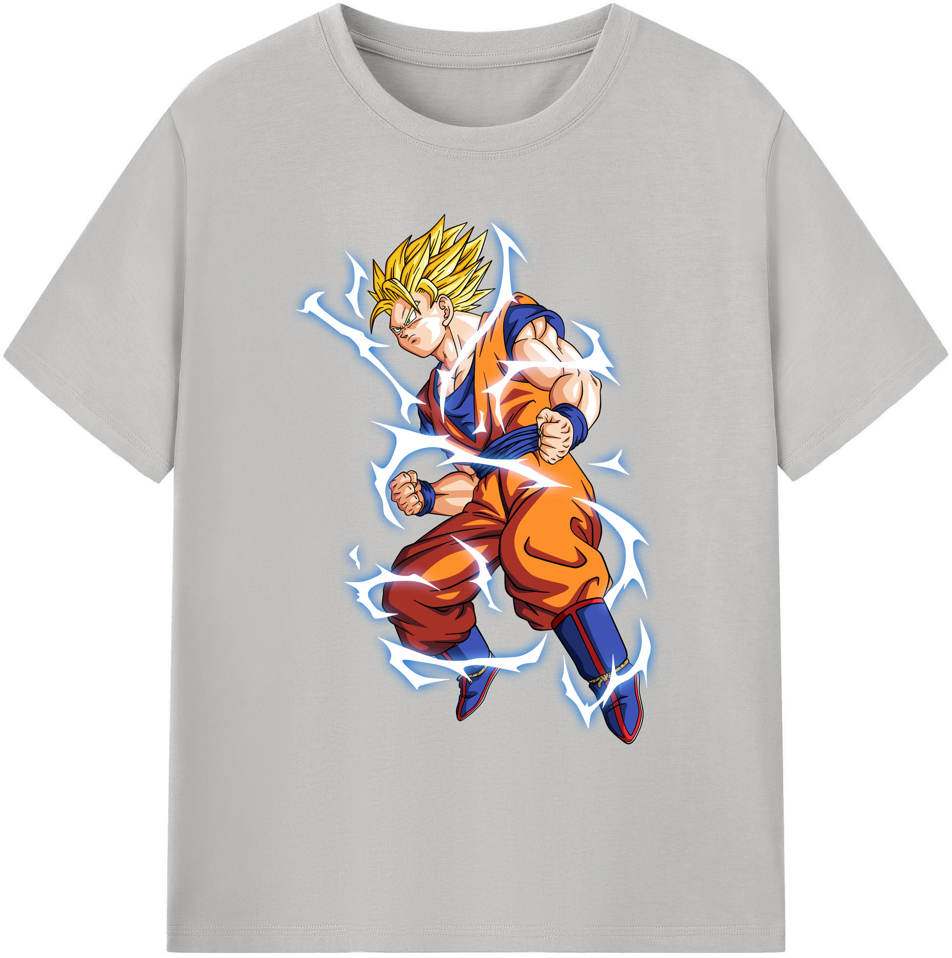 （画像用） ドラゴンボール 孫悟空（そん ごくう）Son Goku カカロット DRAGON BALL Kakarotto 綿100％ メンズ半袖Tシャツ｜肌触りやわらか＆通気性
