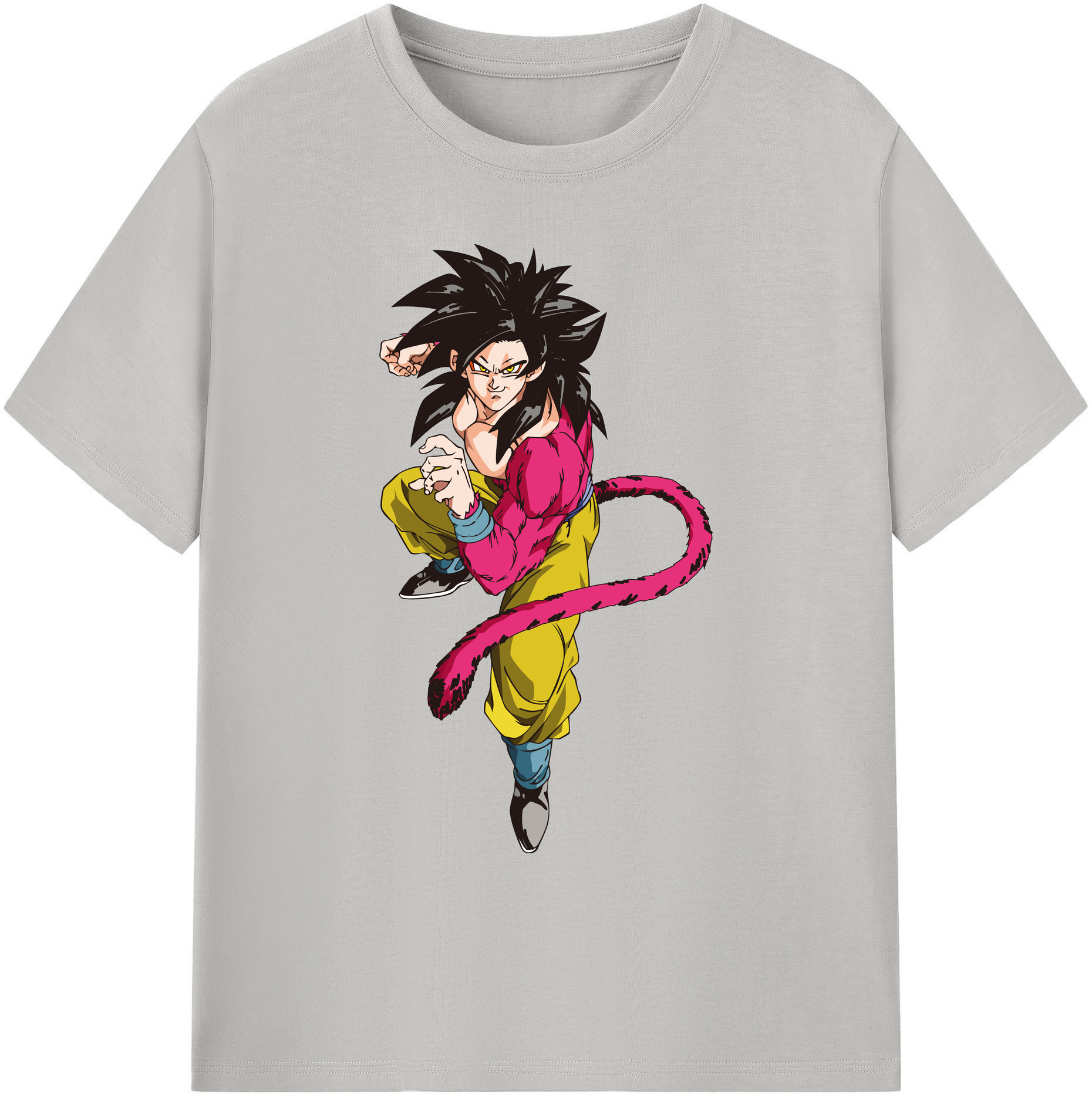 （画像用） ドラゴンボール 孫悟空（そん ごくう）Son Goku カカロット DRAGON BALL Kakarotto 綿100％ メンズ半袖Tシャツ｜肌触りやわらか＆通気性