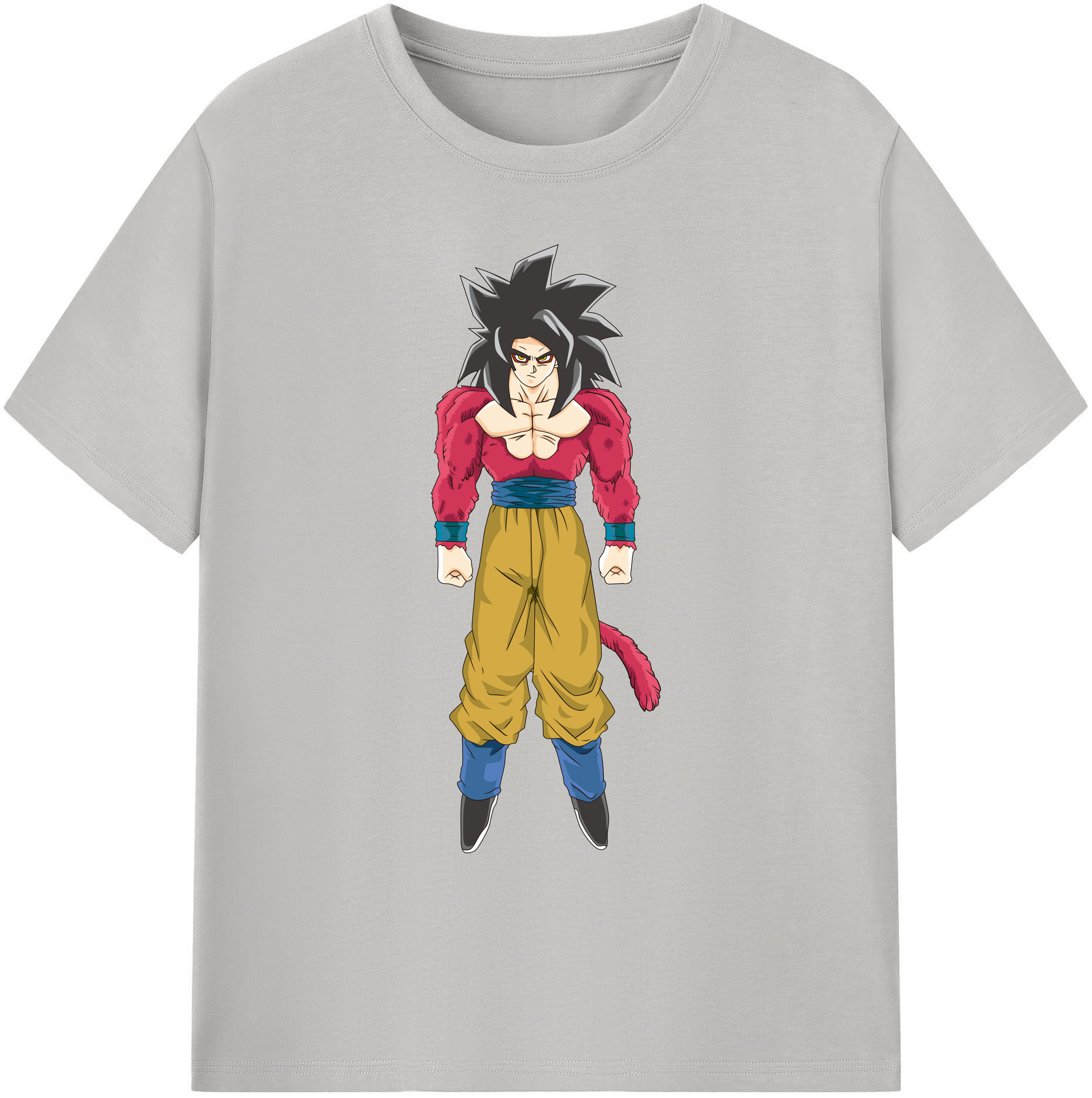 （画像用） ドラゴンボール 孫悟空（そん ごくう）Son Goku カカロット DRAGON BALL Kakarotto 綿100％ メンズ半袖Tシャツ｜肌触りやわらか＆通気性